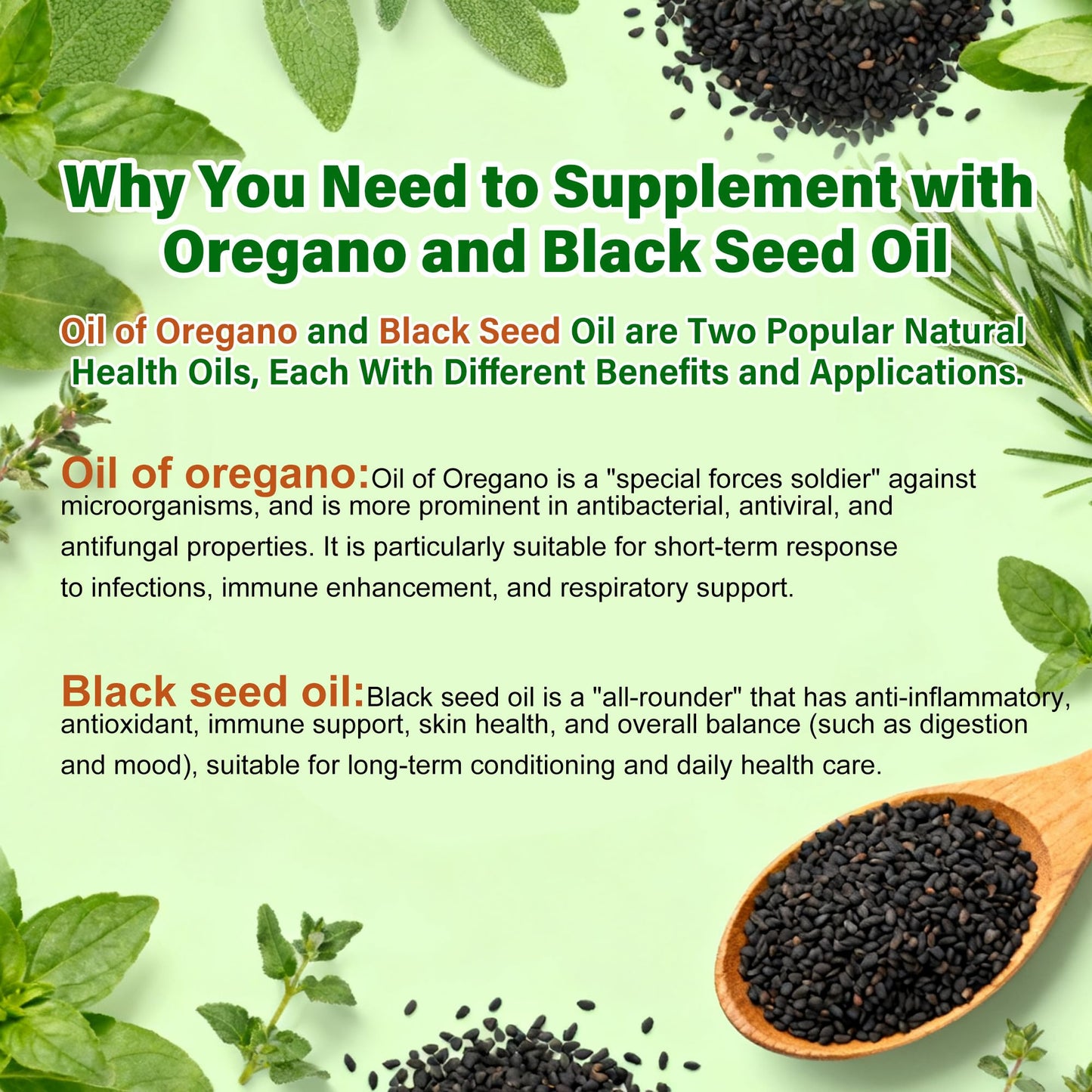 Trihood Oil of Oregano and Black Seed Oil Softgel 300