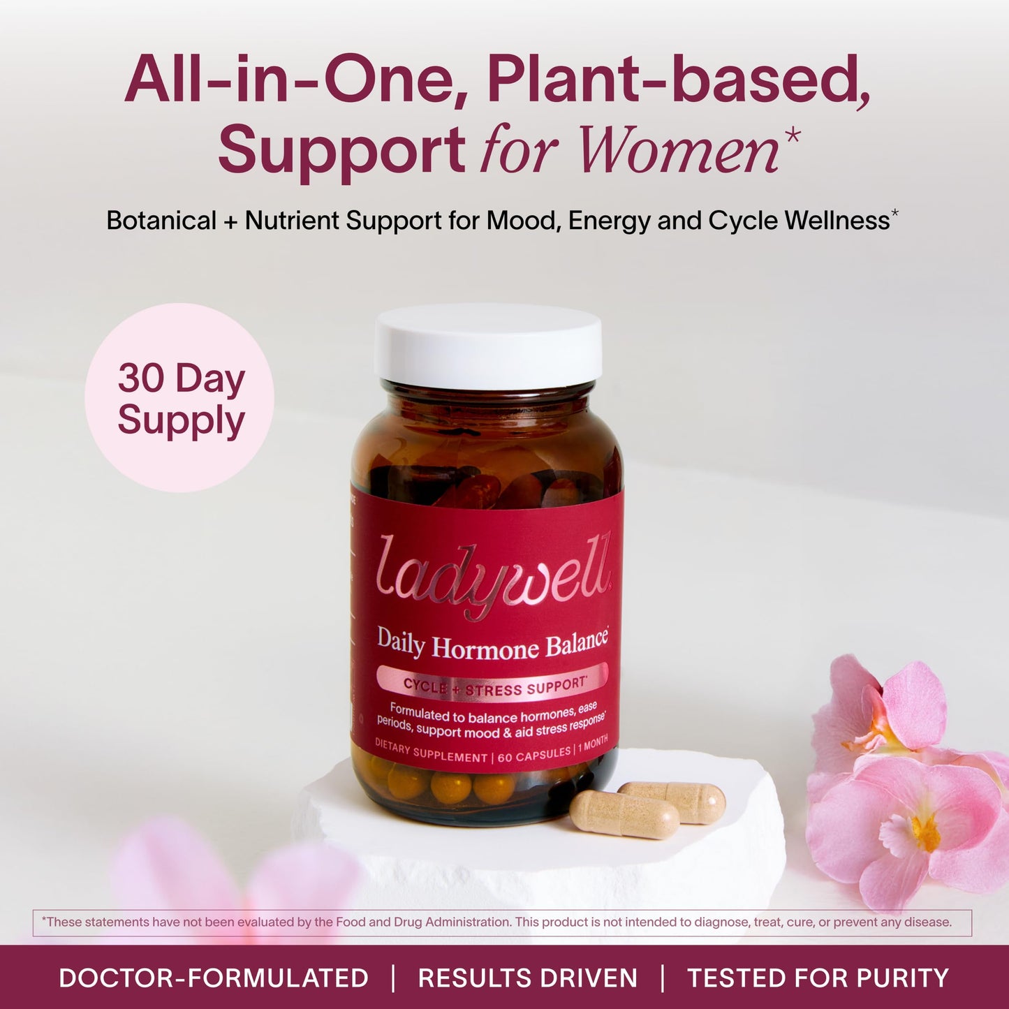 Ladywell Daily Hormone Balance Capsules 60 Count