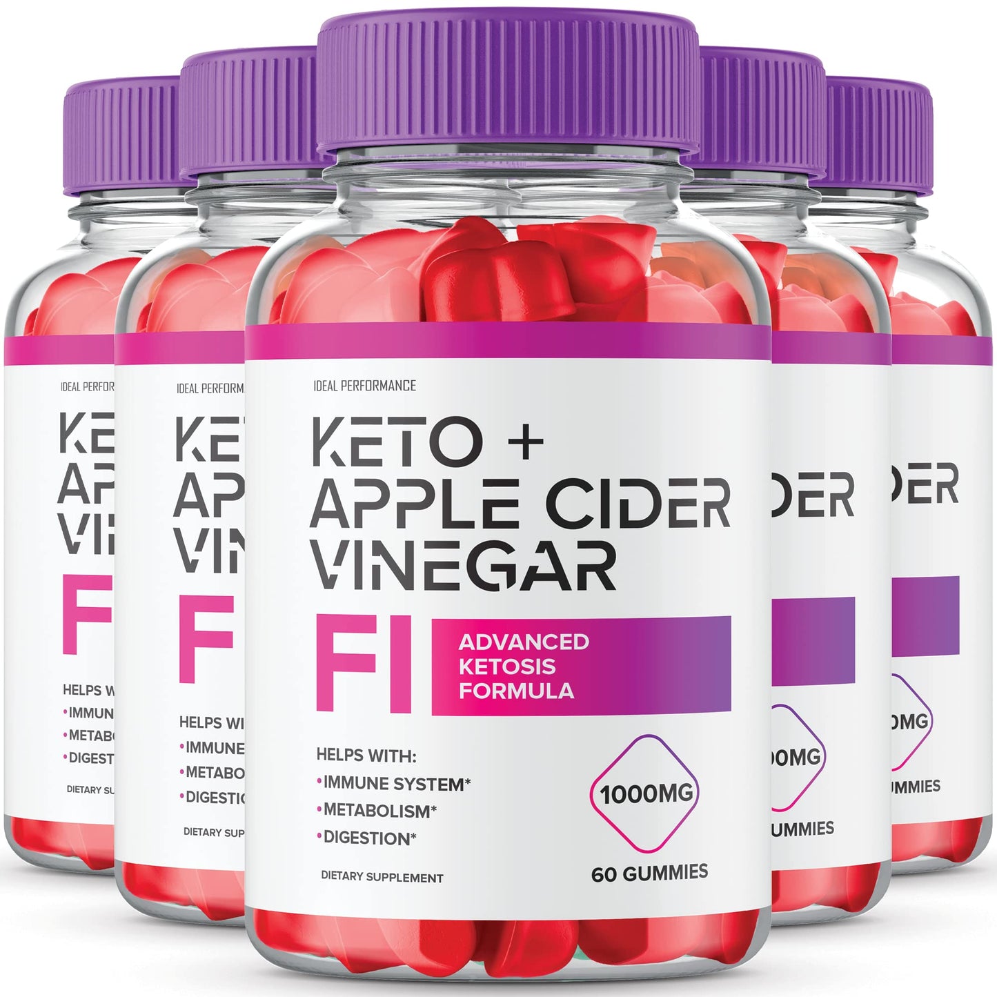 IDEAL PERFORMANCE F1 Keto + ACV Gummies 300 Gummies