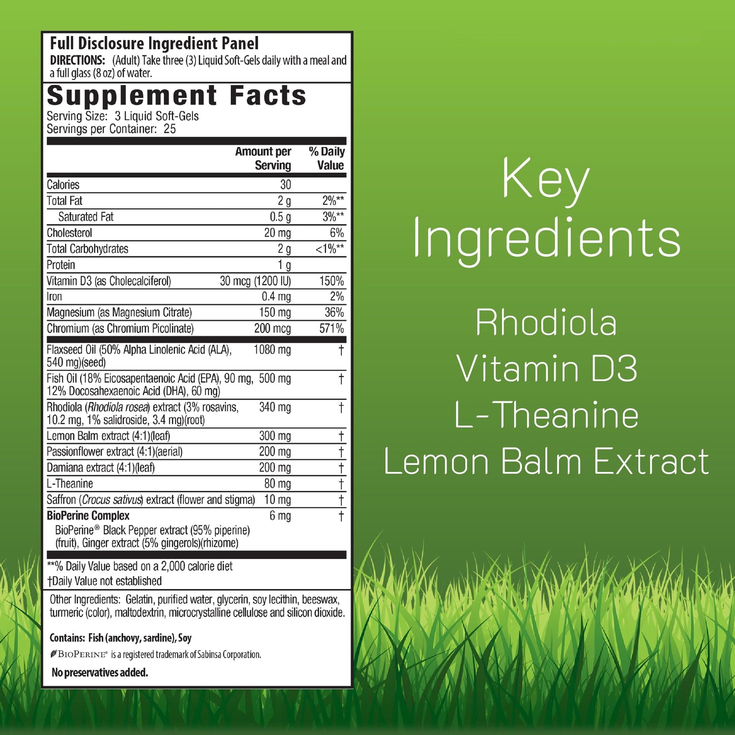 Irwin Naturals Sunny Mood Emotional Balance & Mood Support Softgels, 75 Count