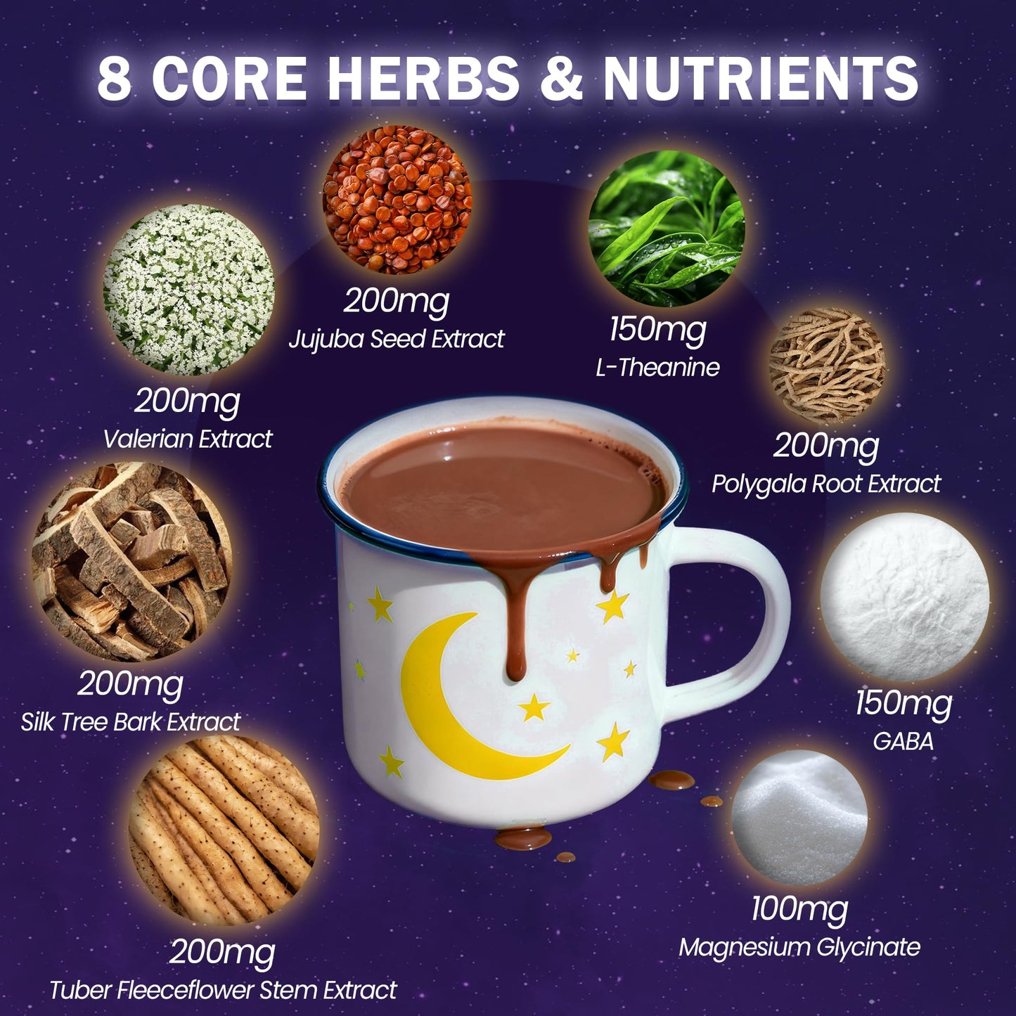NUTRATASTE HEALTHIER CHOICE RICHER TASTE Mushroom Hot Cocoa Powder, 6.35 Ounce