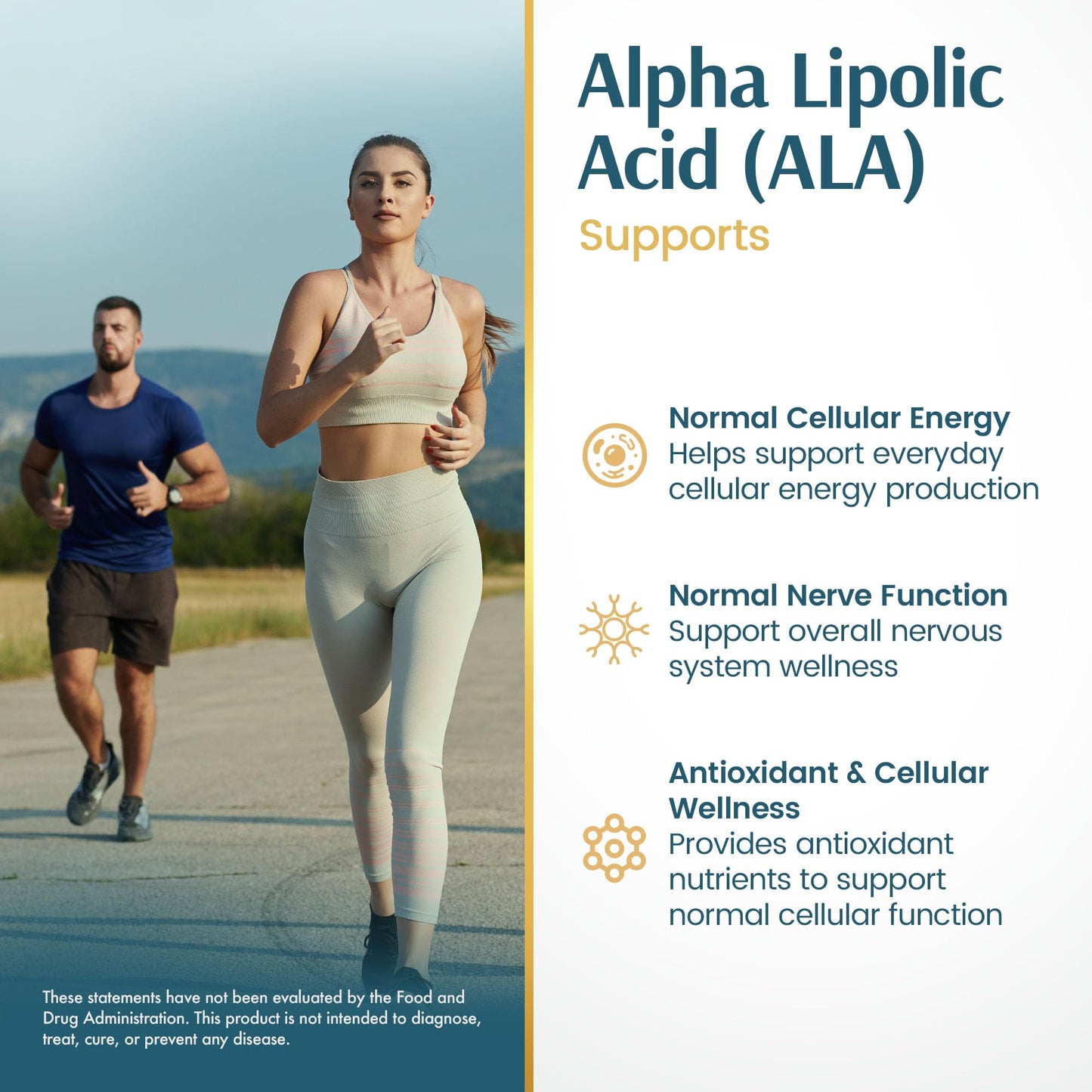 Vykee Nutrition Alpha Lipoic Acid 600 mg Capsule, 120 Count