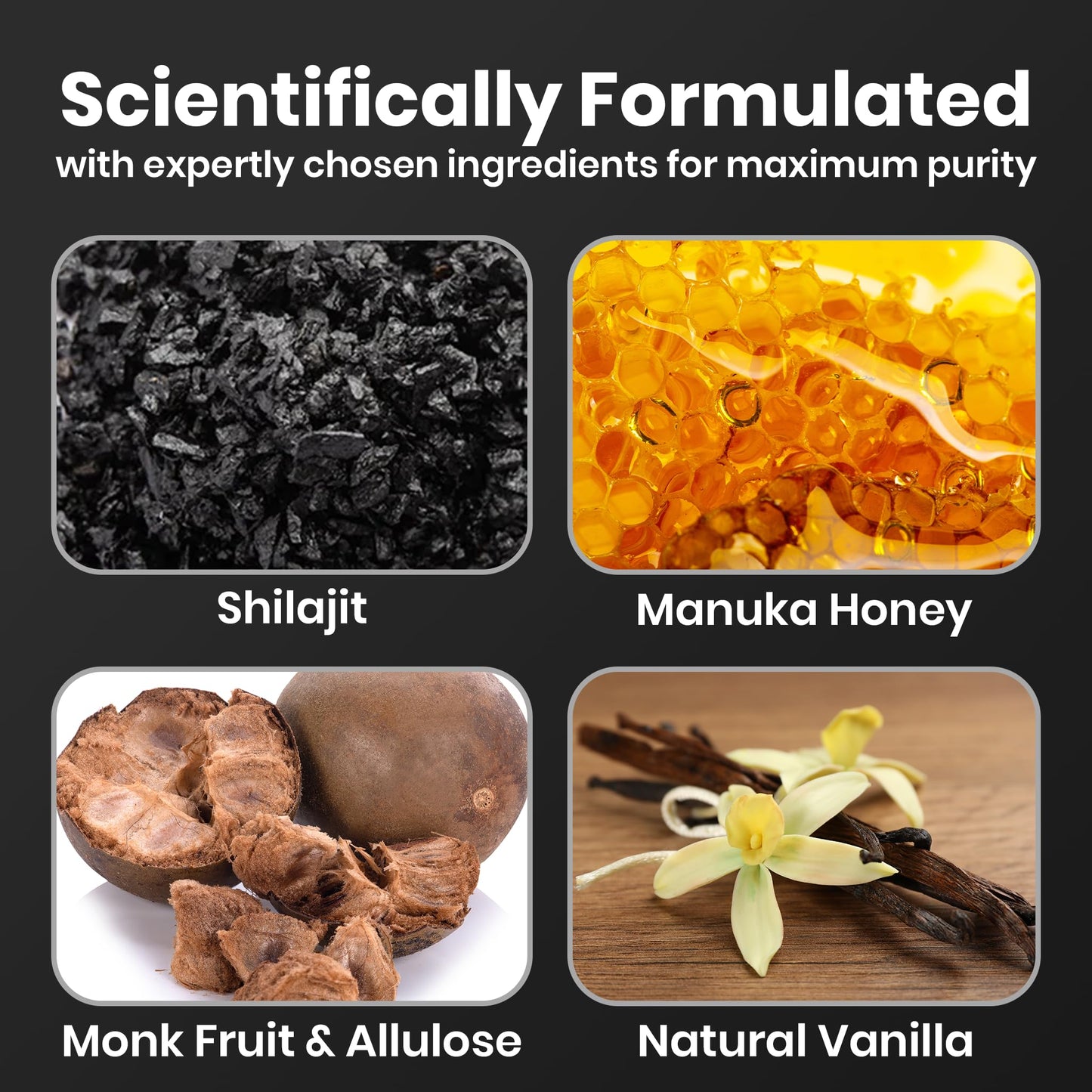 Cured Shilajit Gummies for Men Gummy 1 Count