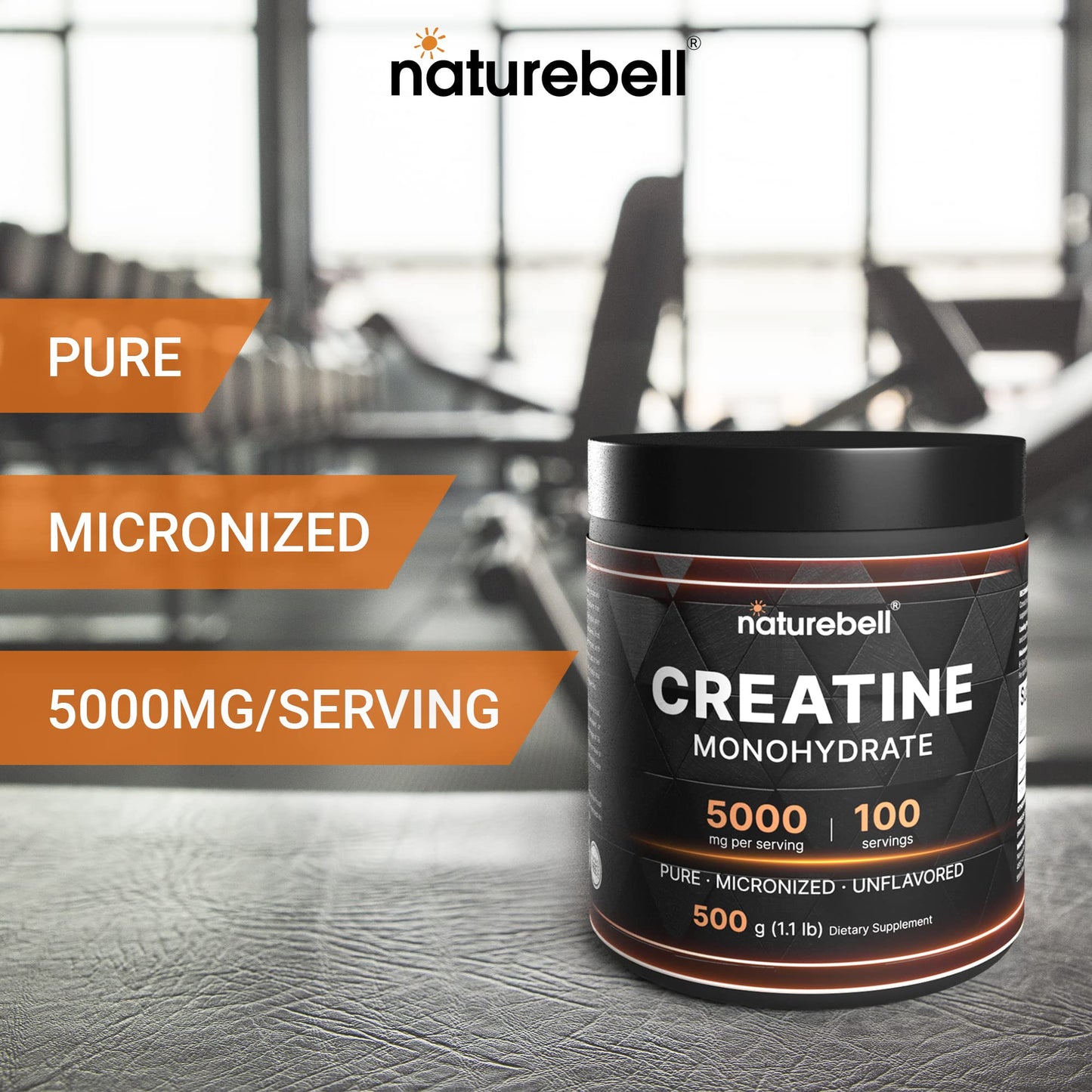 NatureBell Creatine Monohydrate Powder (35.3)