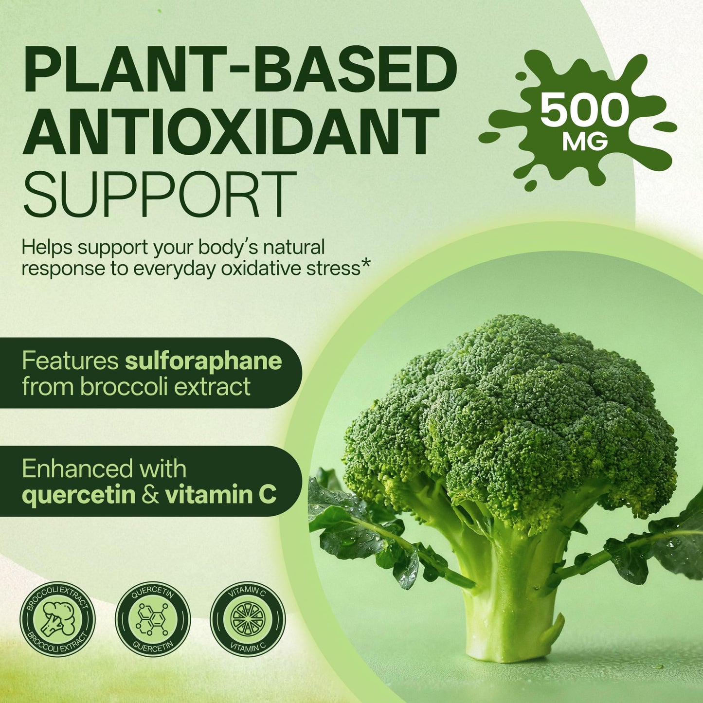 inGreens Liposomal Sulforaphane 500mg Supplement, 60 Capsules