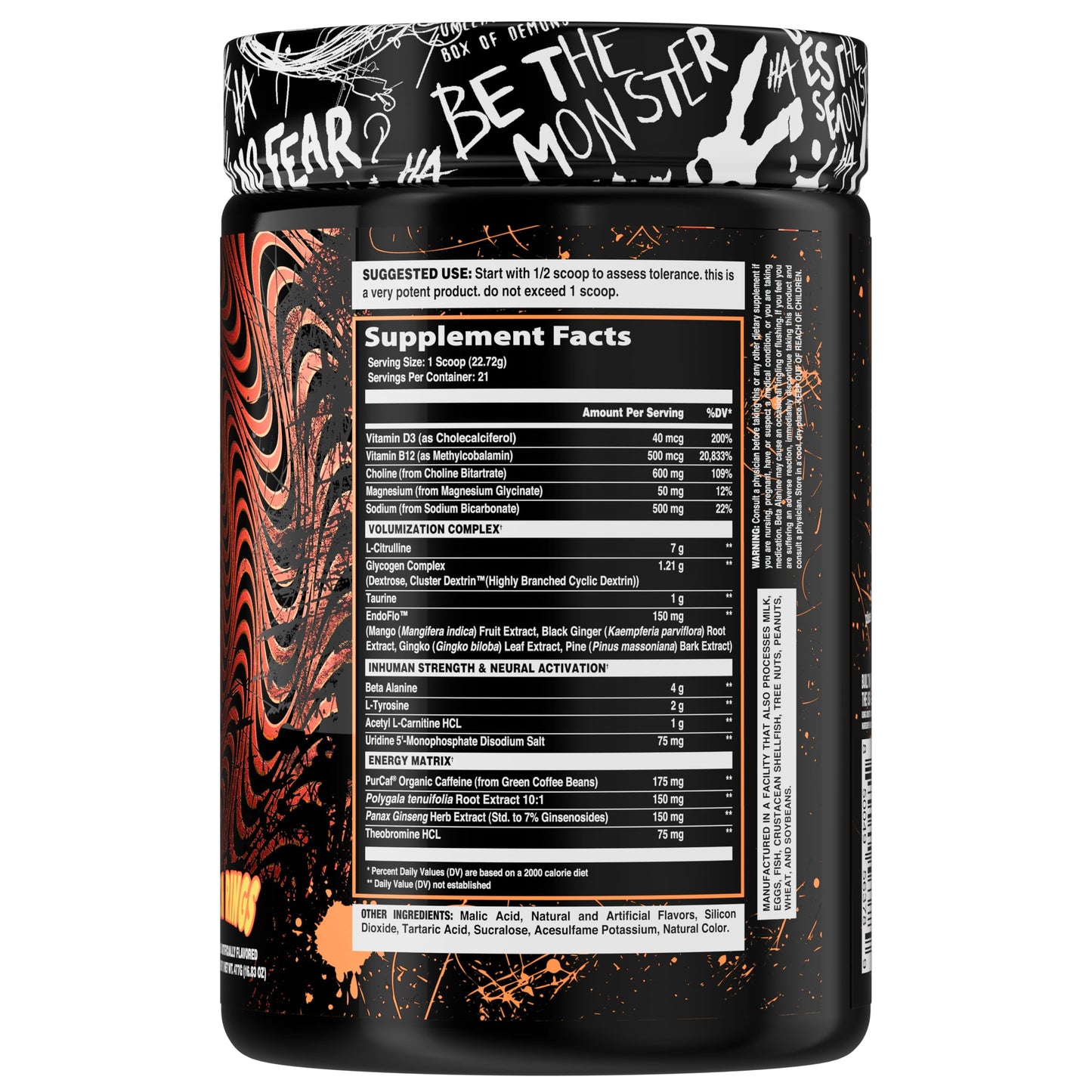 AFTERDARK Mentis Pre Workout Capsules 30 Count