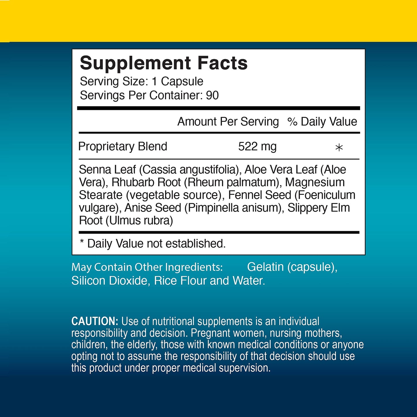 Miracles of Health Herbal Cleanse Capsules 90 Capsules
