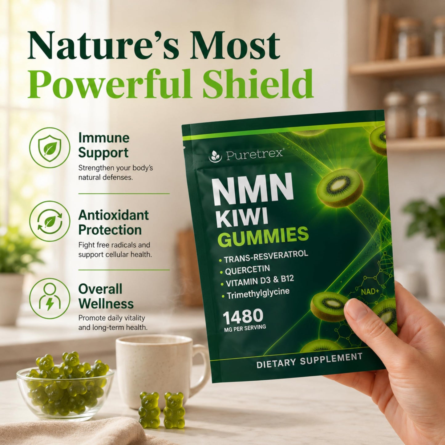 PURETREX NMN Gummies 60 Gummies
