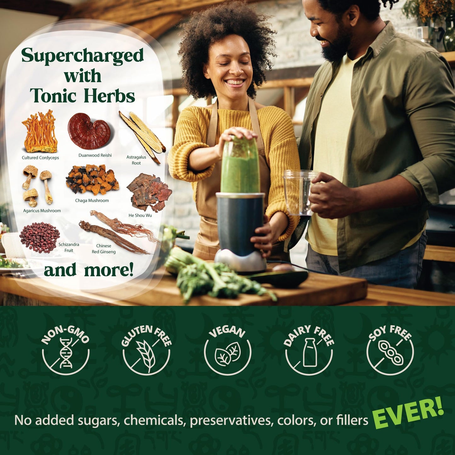 Dragon Herbs Tonic Alchemy Superfood Greens Powder, 0.32 oz