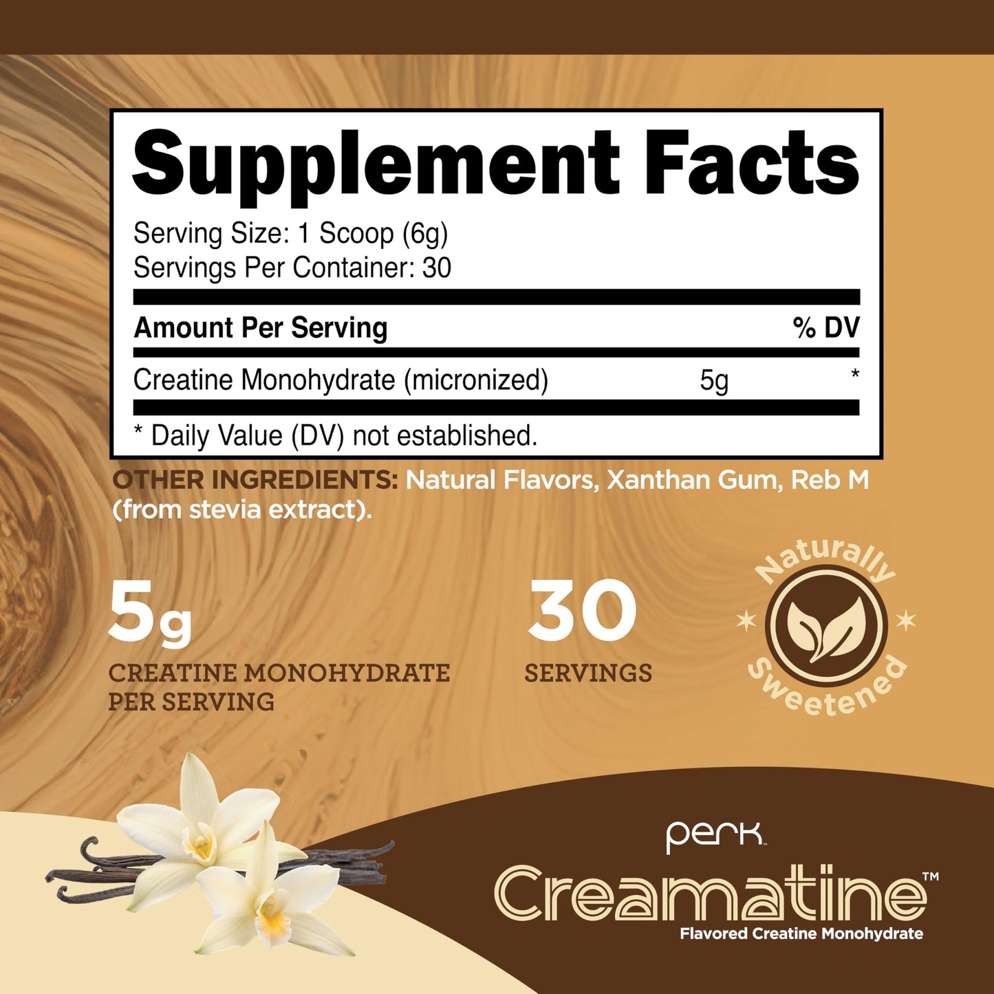 Perk Creamatine (French Vanilla) Powder 5.9 Ounce