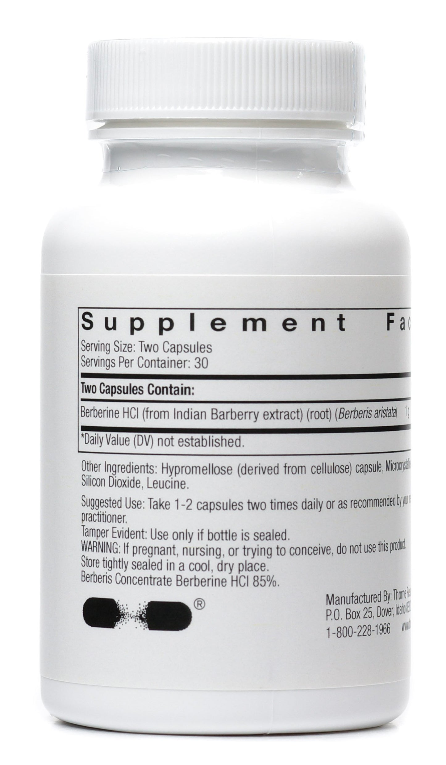 THORNE Berberine-500 Capsule, 120 Capsules