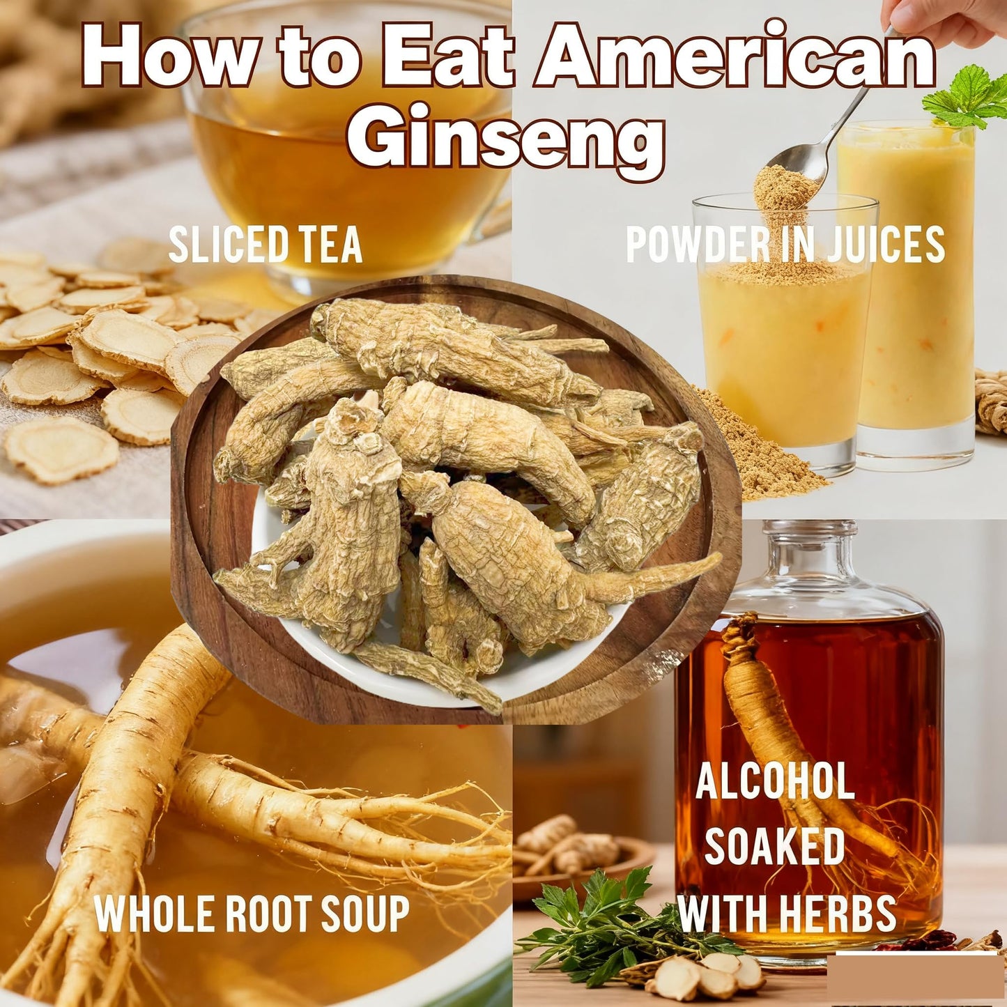 DABC OAK LAND American Wisconsin Ginseng Root Tablet 4 Tablets