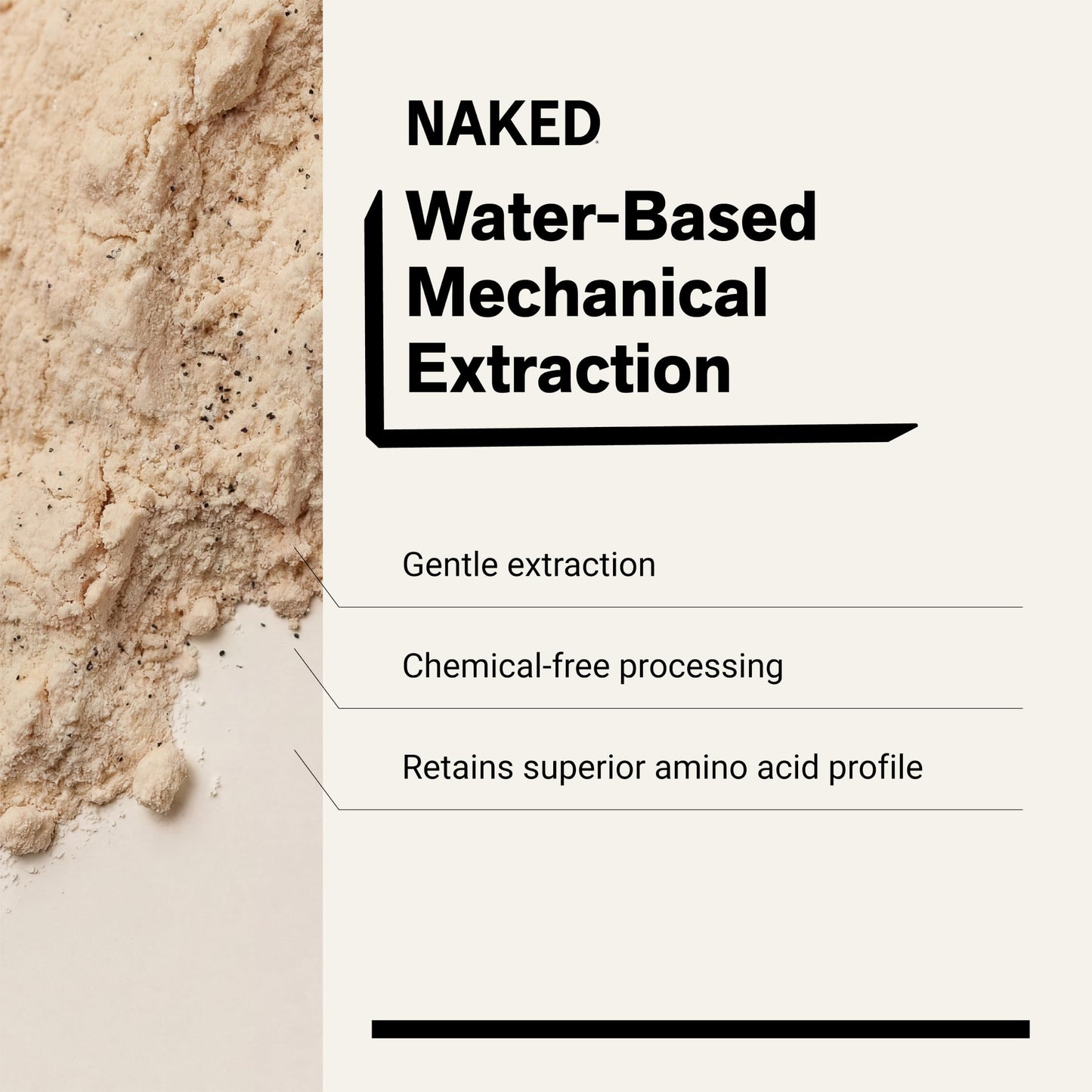 NAKED Vanilla Pea Protein Isolate Protein Powder, 32 Servings