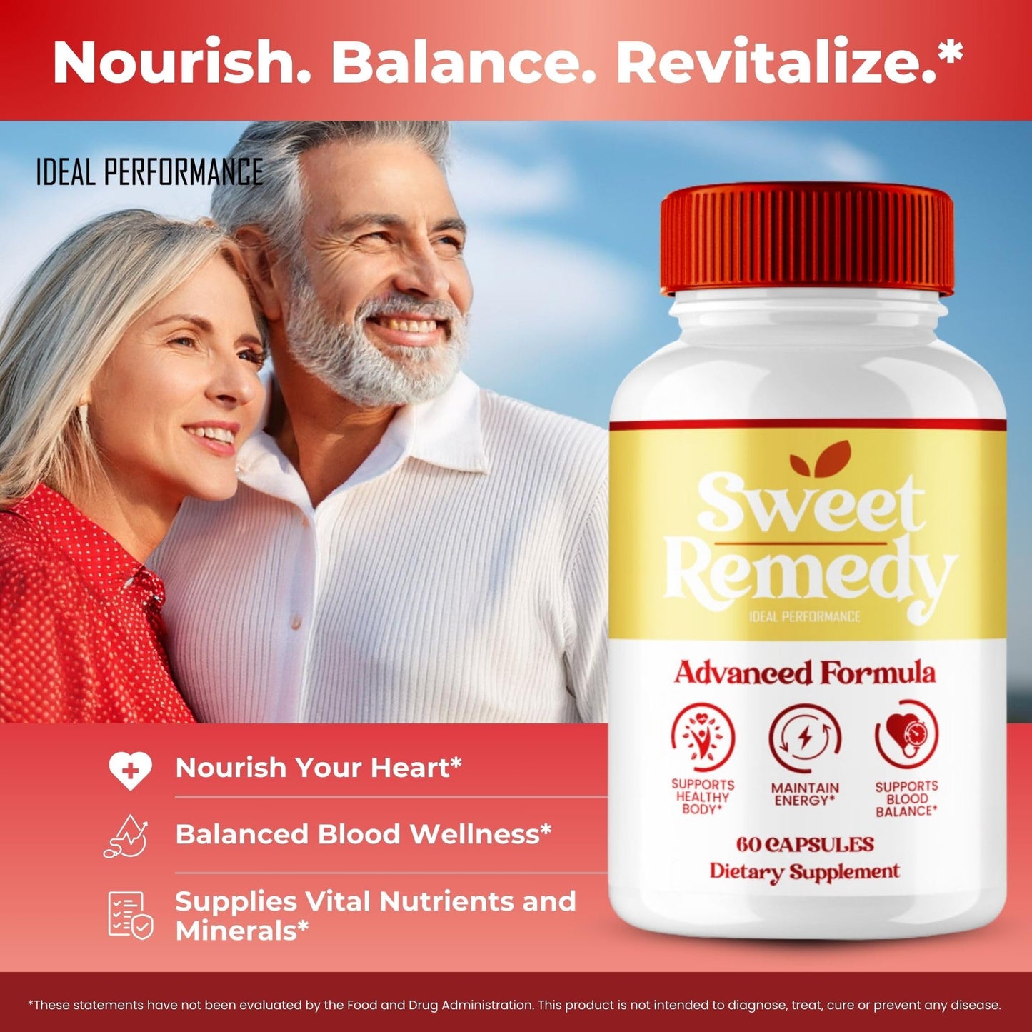 IDEAL PERFORMANCE Sweet Remedy Blood Support, 300 Capsules