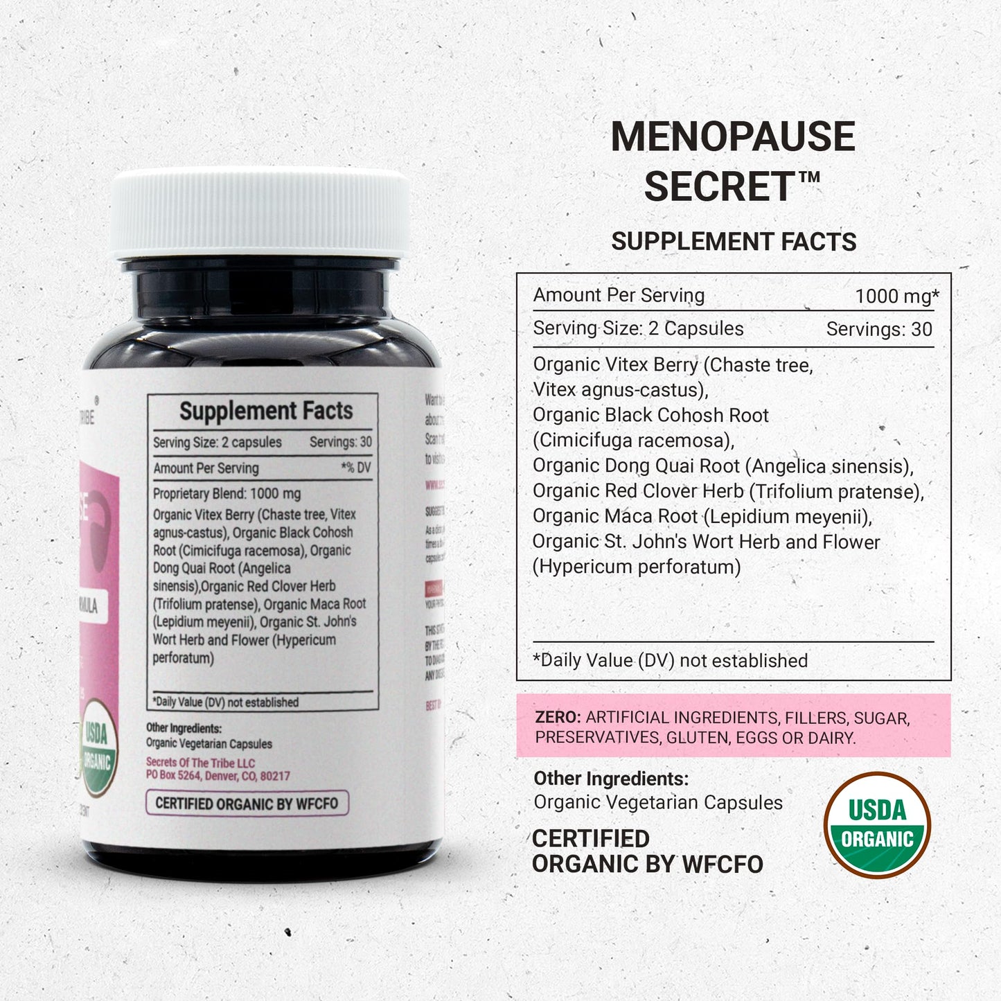 Secrets of the Tribe Menopause Secret Capsule, 60 Capsules