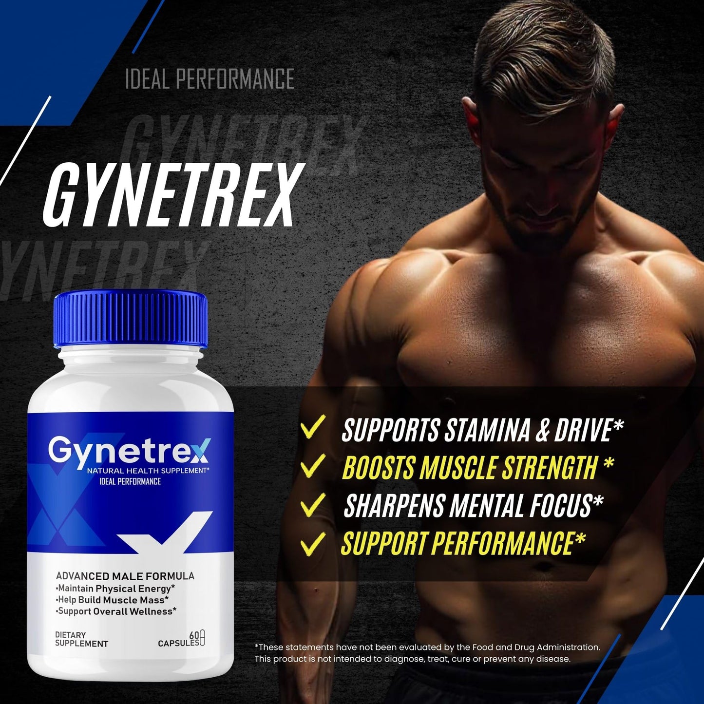 IDEAL PERFORMANCE Gynetrex Capsules, 120 Capsules