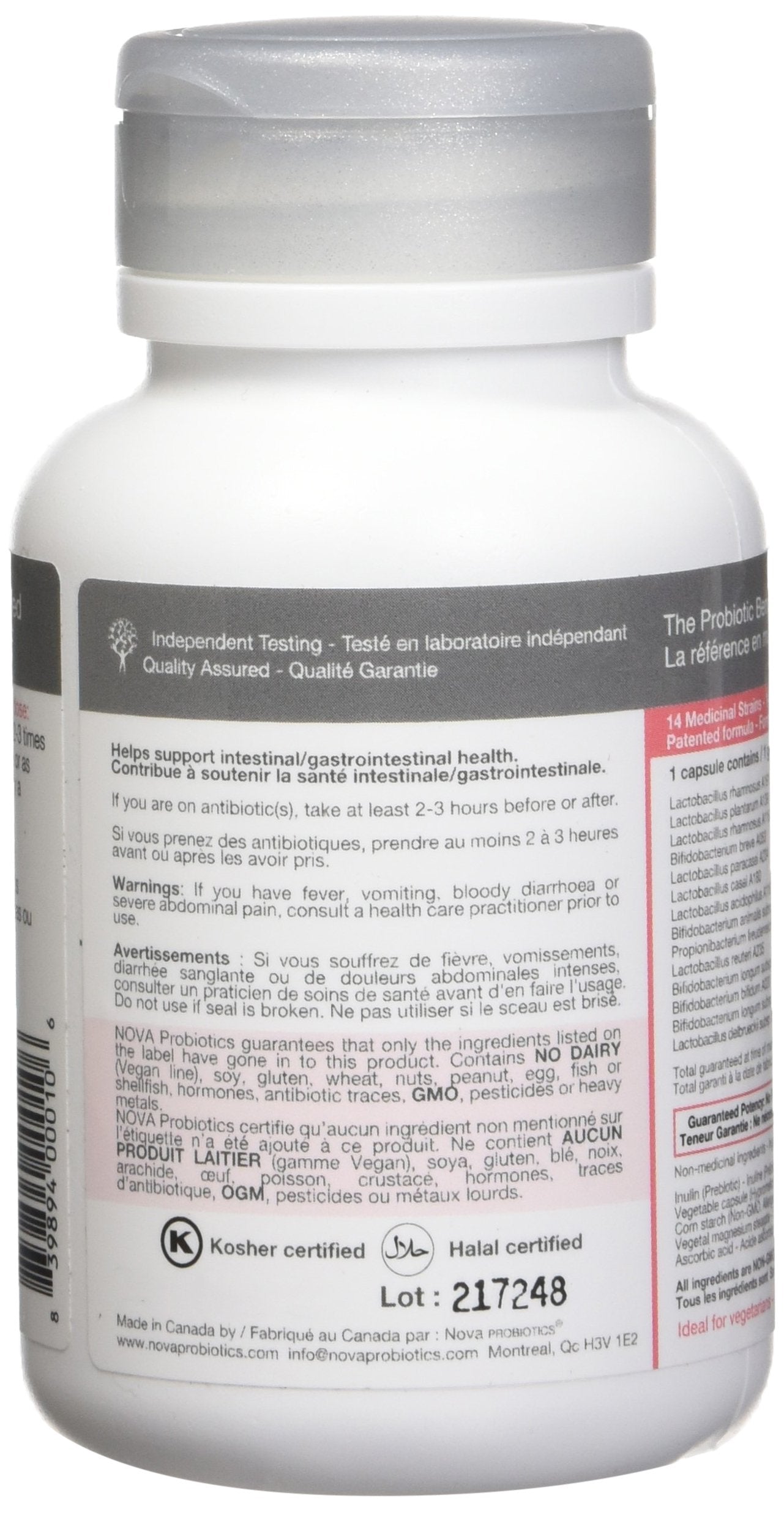 NOVA Probiotics Nova Probiotics Feminine 27 Billion 60 Capsules