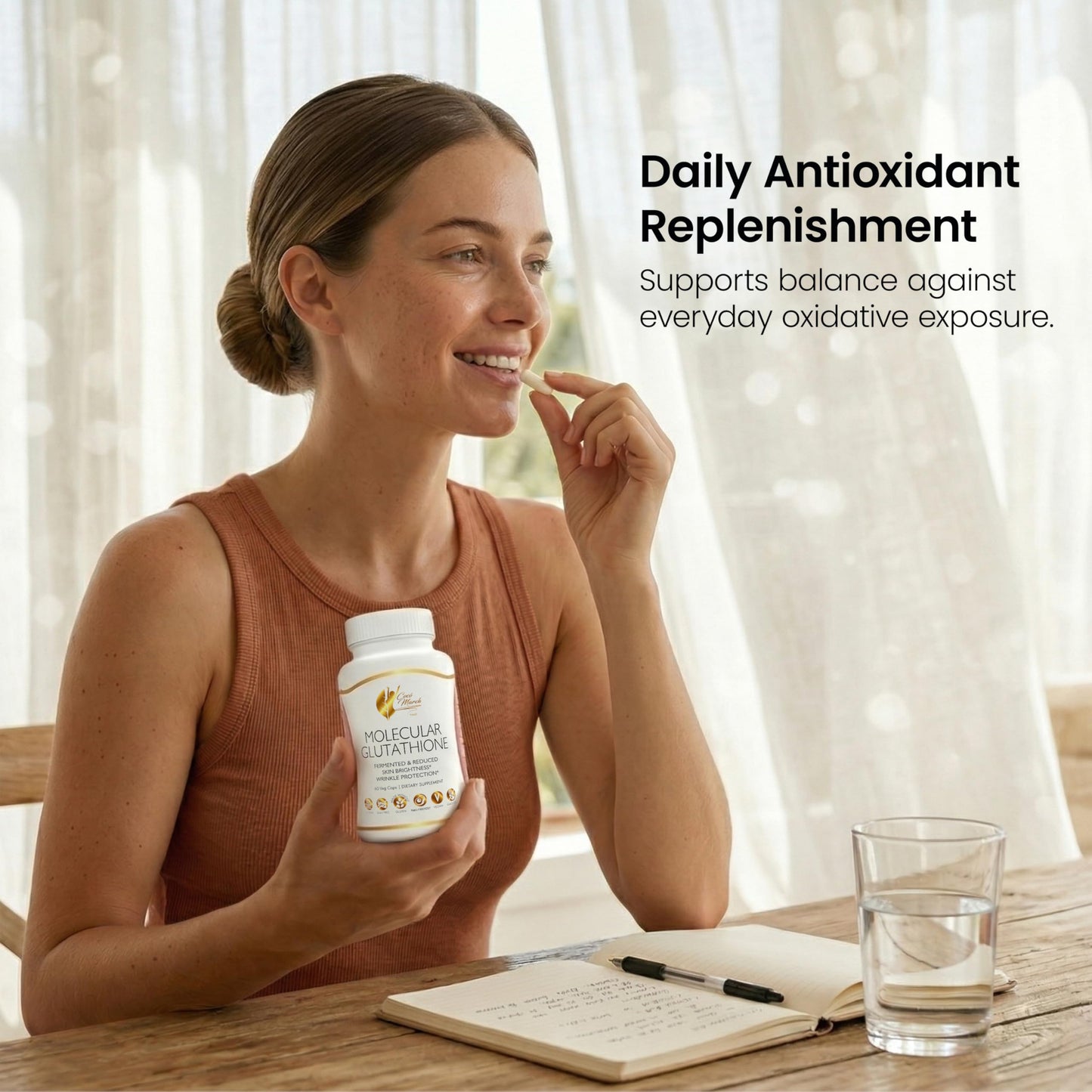 Cocó March N.M.D Molecular Glutathione Supplement 60 Veg Capsules