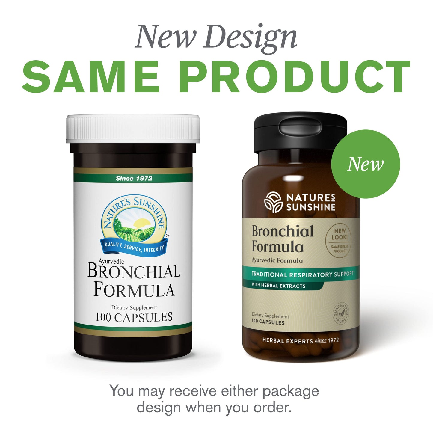 Nature's Sunshine Bronchial Formula Capsules 100