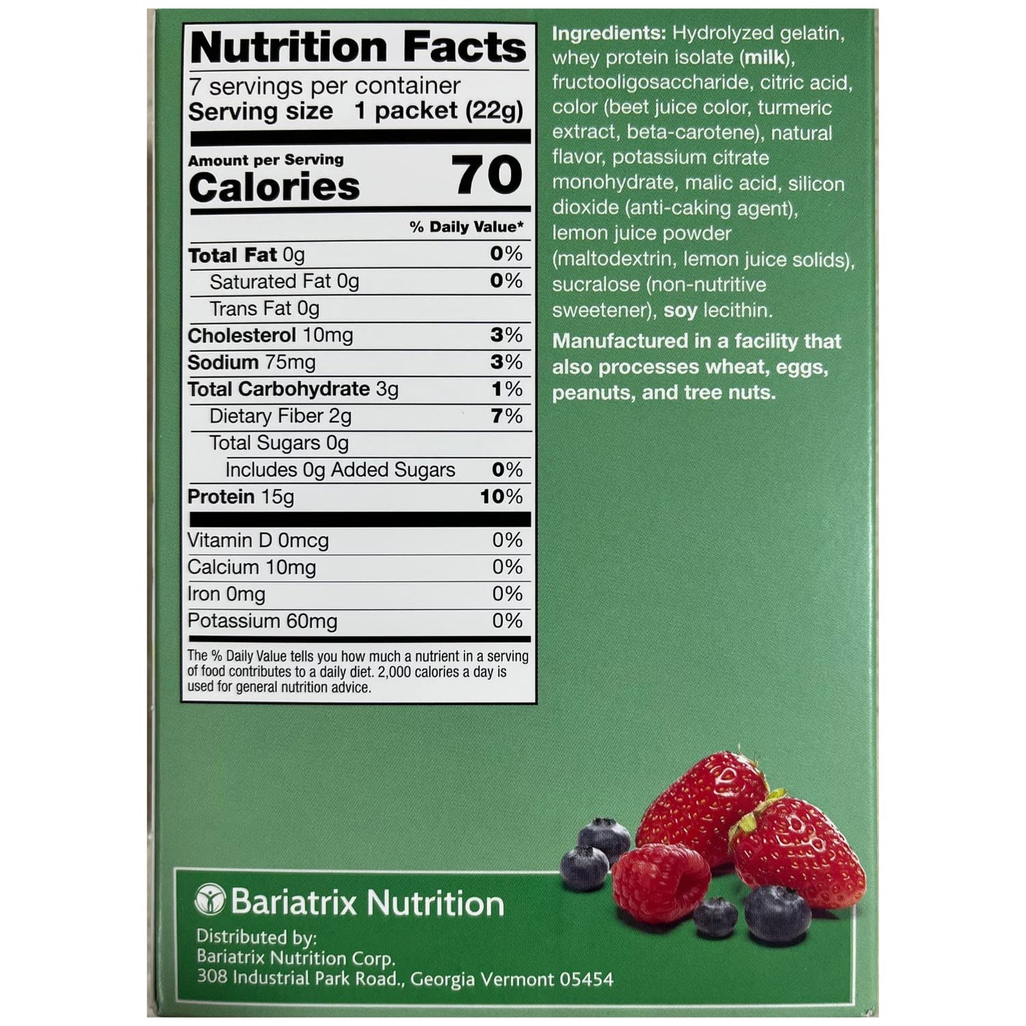 ProtiFit High Protein Berry Blast Fruit Drink Powder, 0.776 oz (Pack of 2)