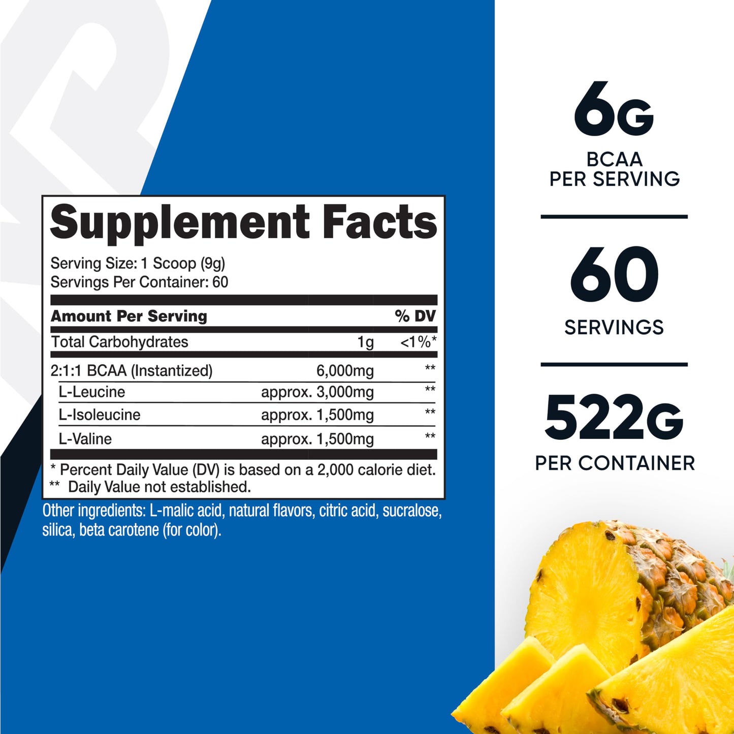 Nutricost BCAA Powder 18.6 Ounce