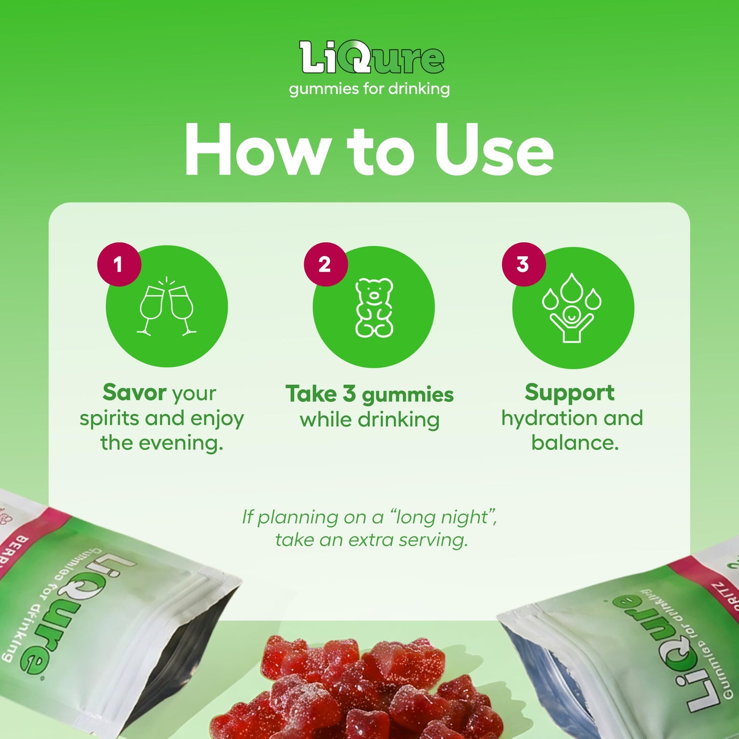 LiQure Liver Support Gummies Chewable, 12 Count