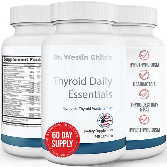 Dr. Westin Childs Thyroid Daily Essentials Multivitamin Capsules 240 Count