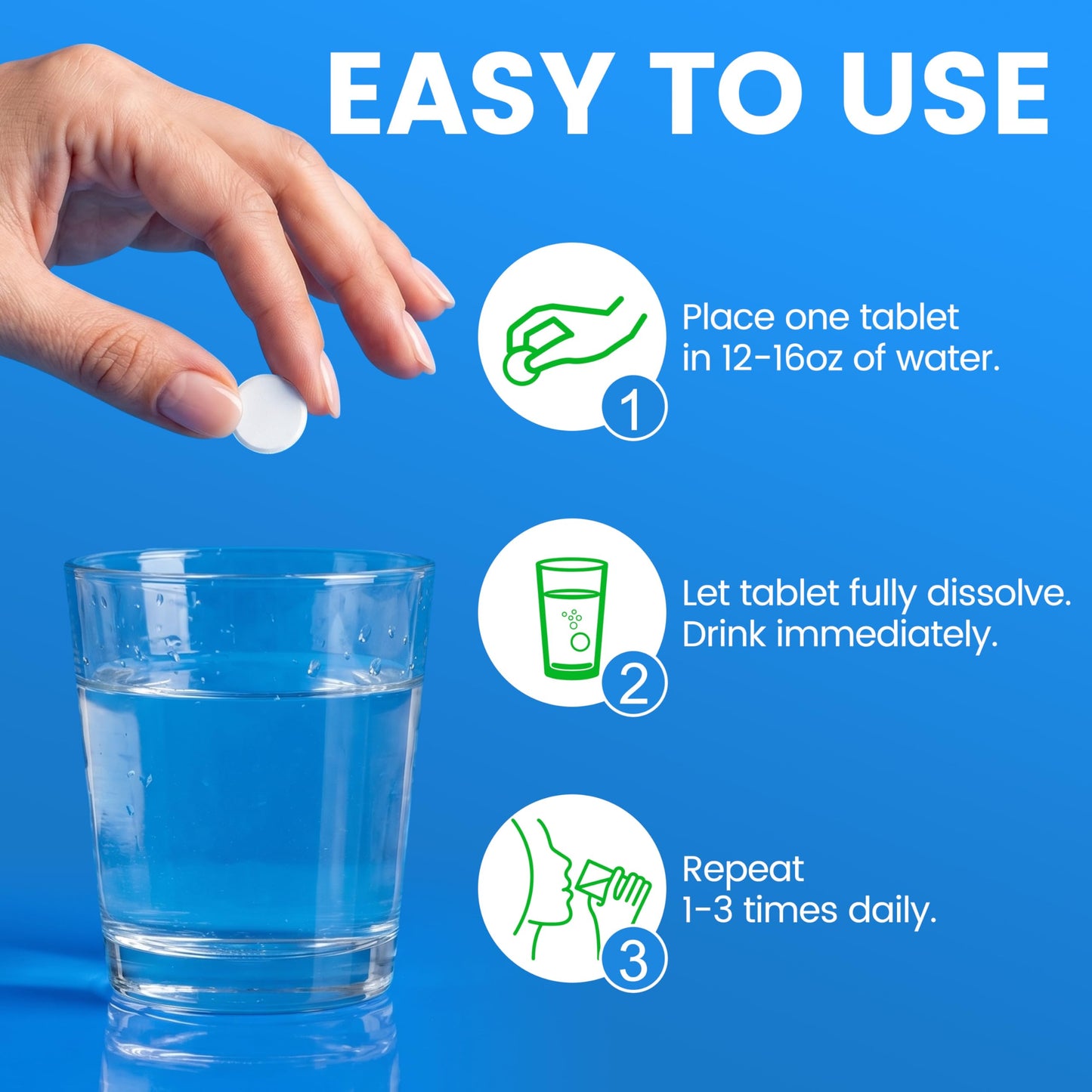Vitarevive Molecular H2 Hydrogen Water Tablets 30 Tablets