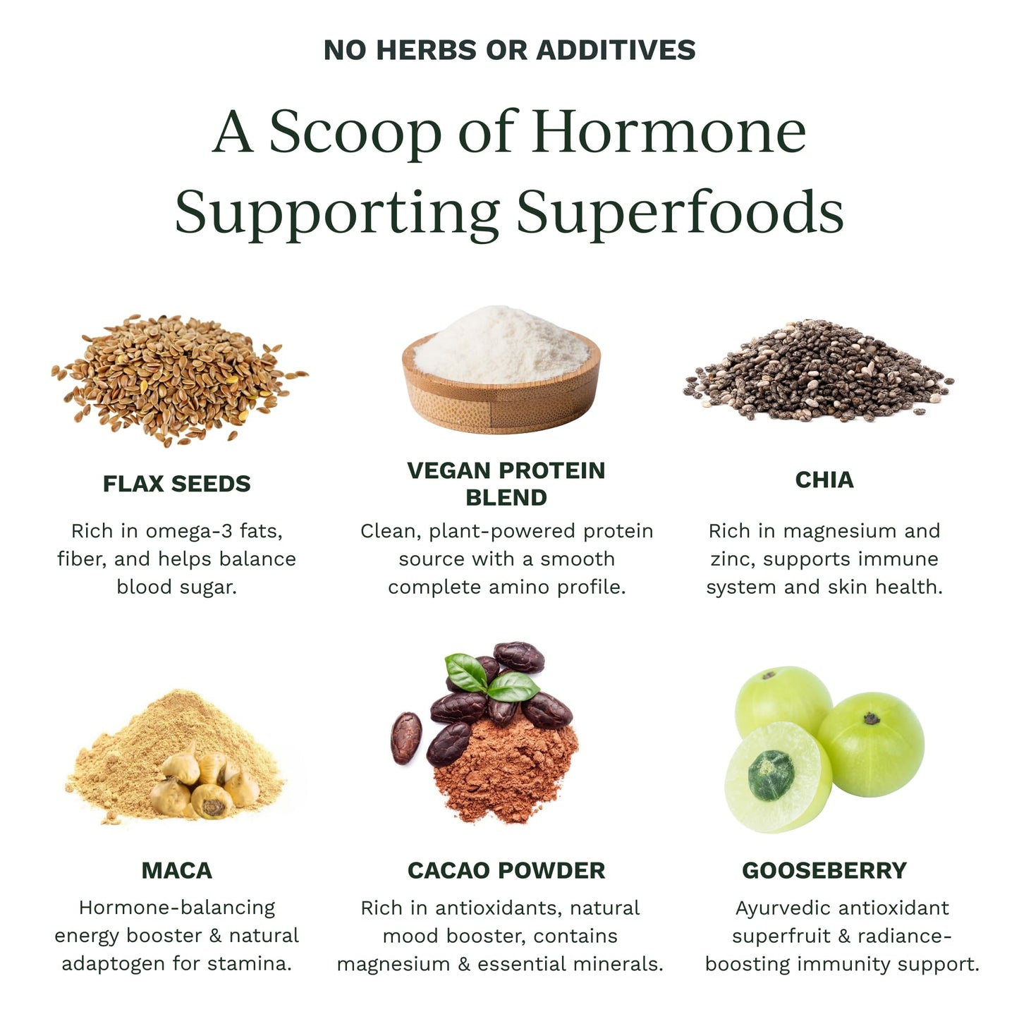 NEESHI Hormone Balance Protein Powder, Cacao Peanut Butter, 9.4