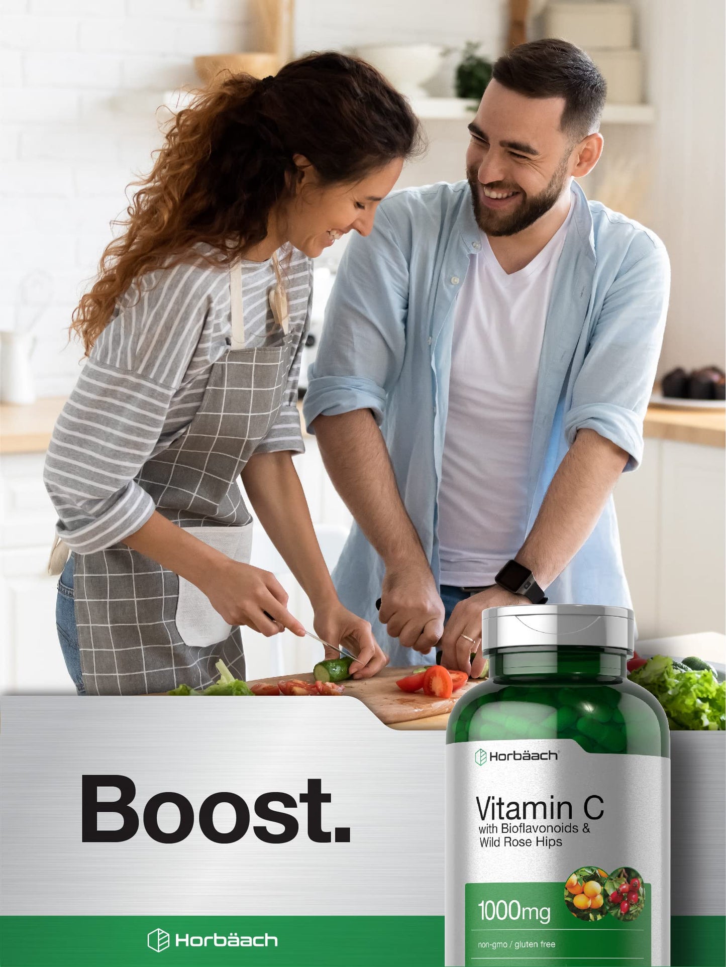 Horbäach Vitamin C 1000mg Capsule, 250 Capsules