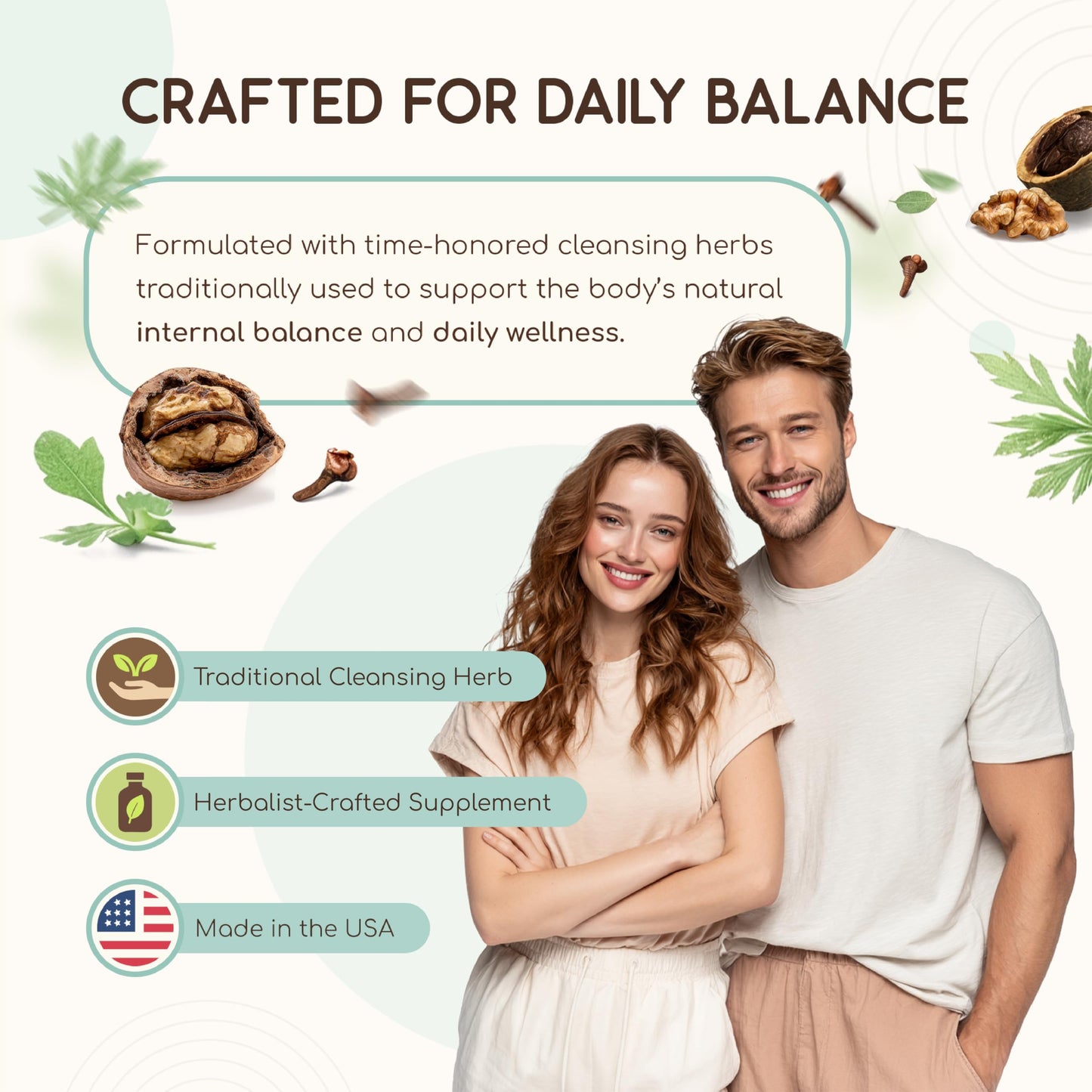 HerbEra Black Walnut Capsules 120 Count
