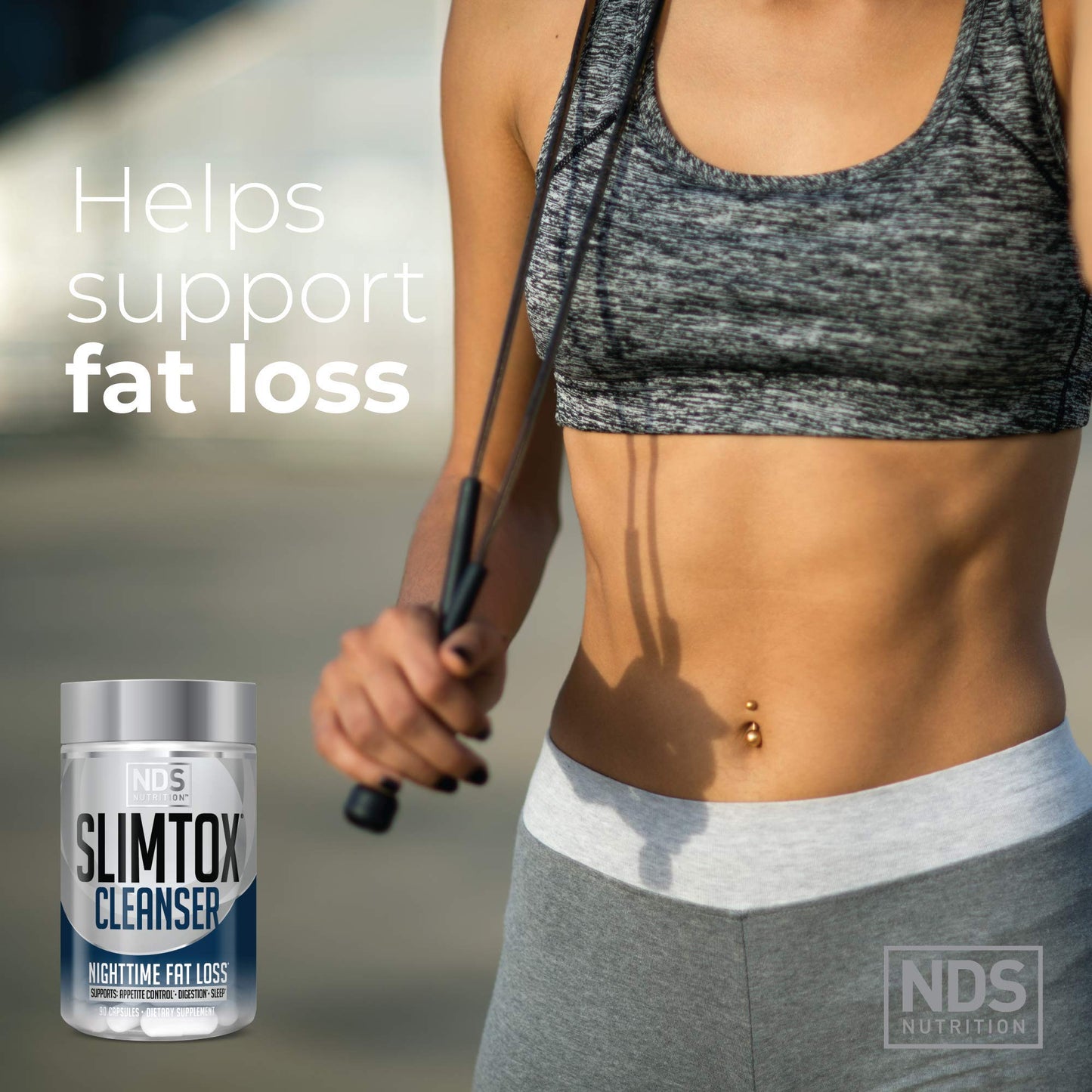 Slim-Tox NDS Nutrition Cleanser Nighttime Fat Loss Support 90 Capsules