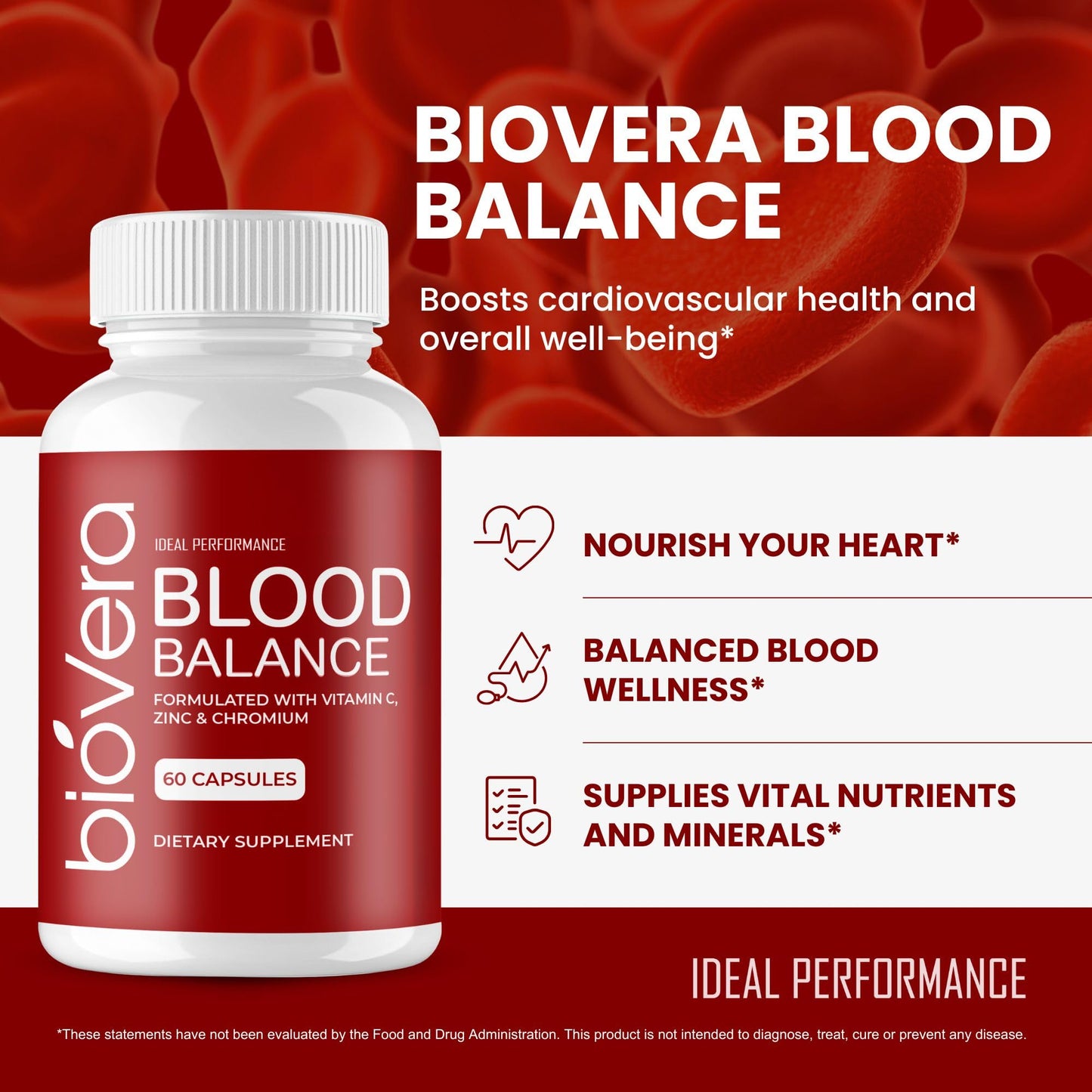 IDEAL PERFORMANCE BioVera Capsules, 120 Count