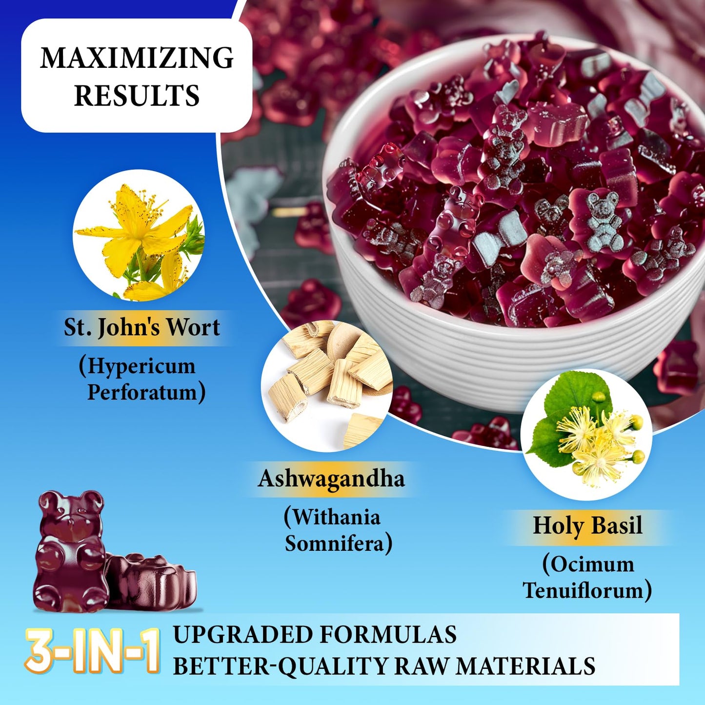 duwhot St John's Wort Gummies 600mg 60 ct