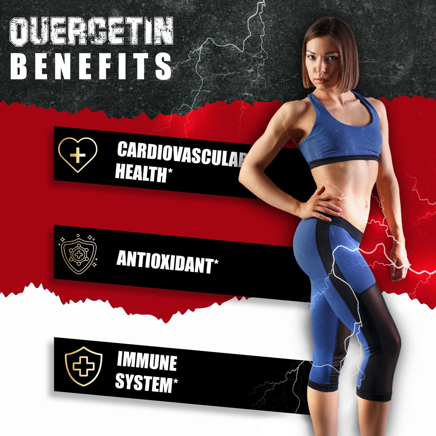 BMVINVOL Quercetin Supplement Capsules 90 Count