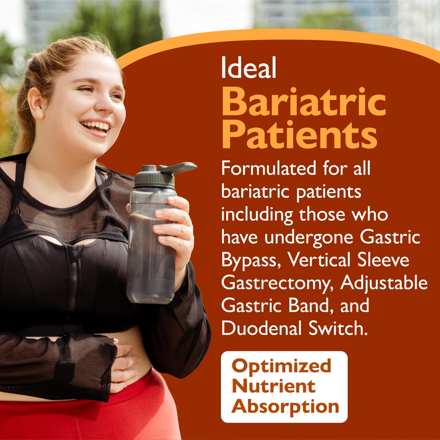 Celebrate Bariatric Supplements Iron+C 18mg Tangerine Tablets, 30 Count