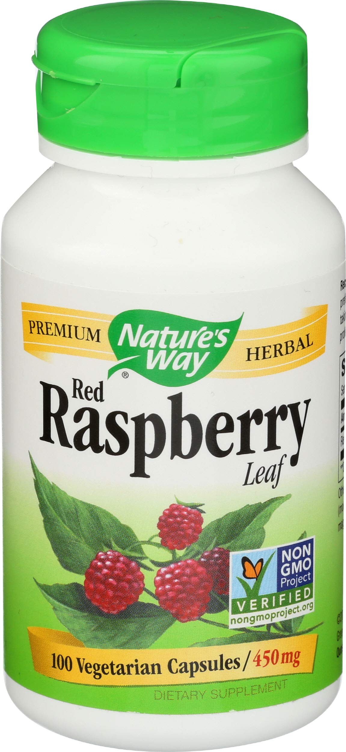 Nature's Way Red Raspberry Leaves Capsules 100 Count