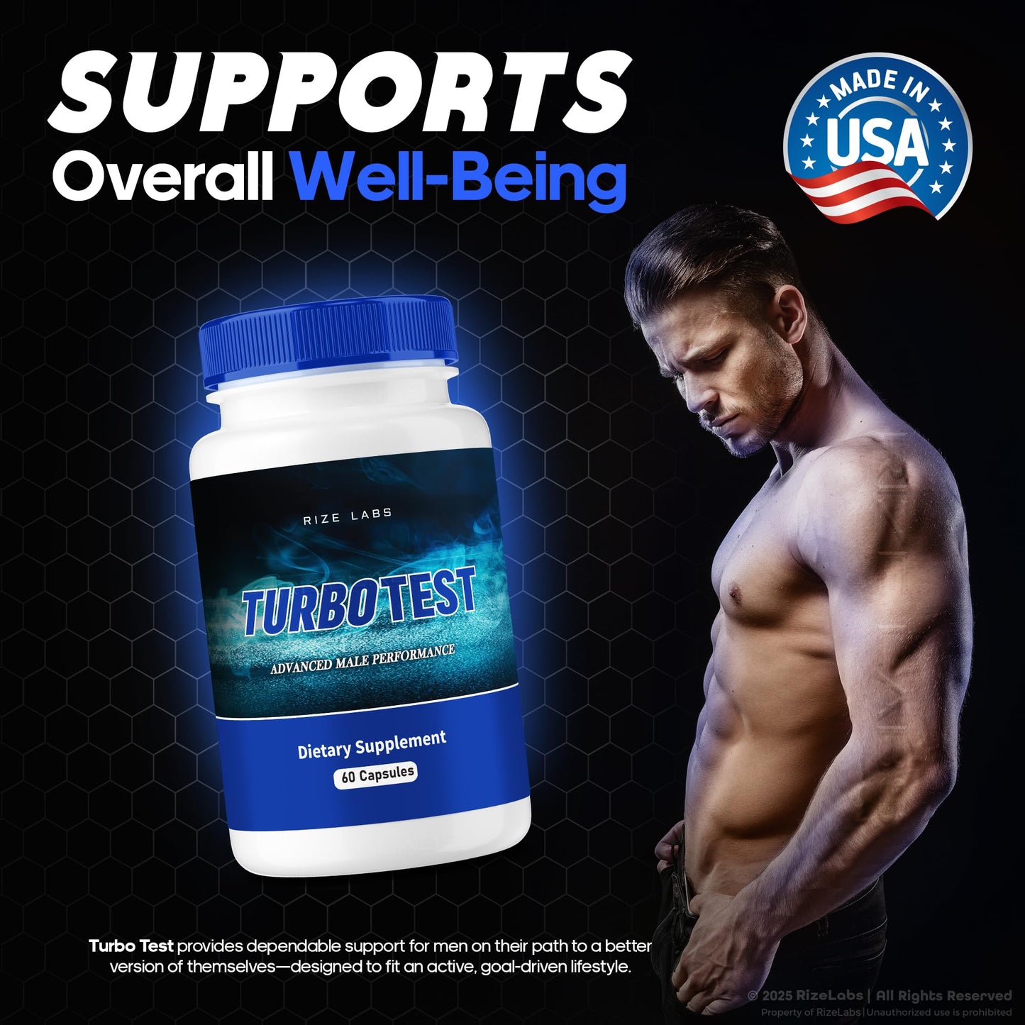 Rize Labs TurboTest 120 Capsules