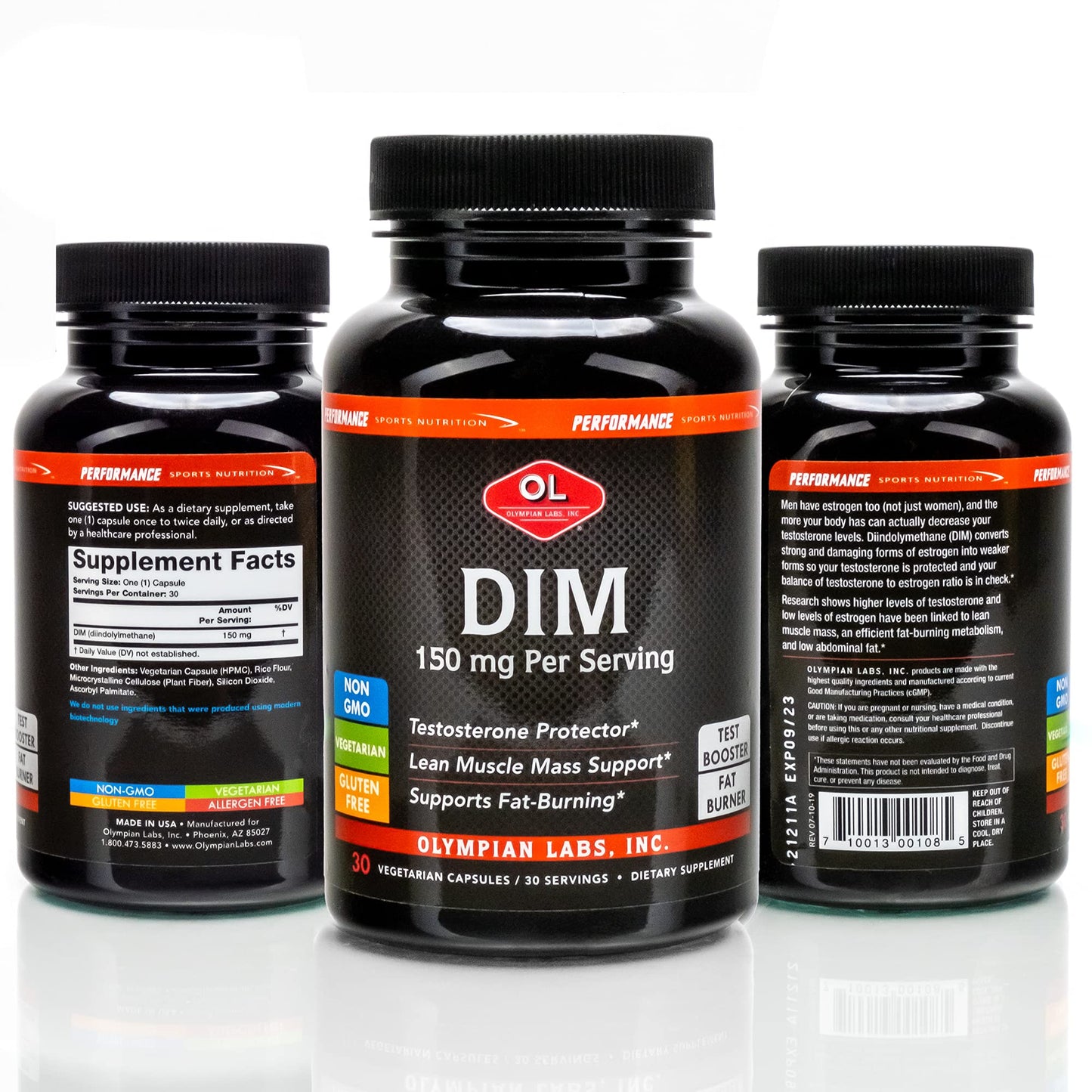 Olympian Labs DIM 150mg Diindolylmethane Supplement Capsules, 30 Count