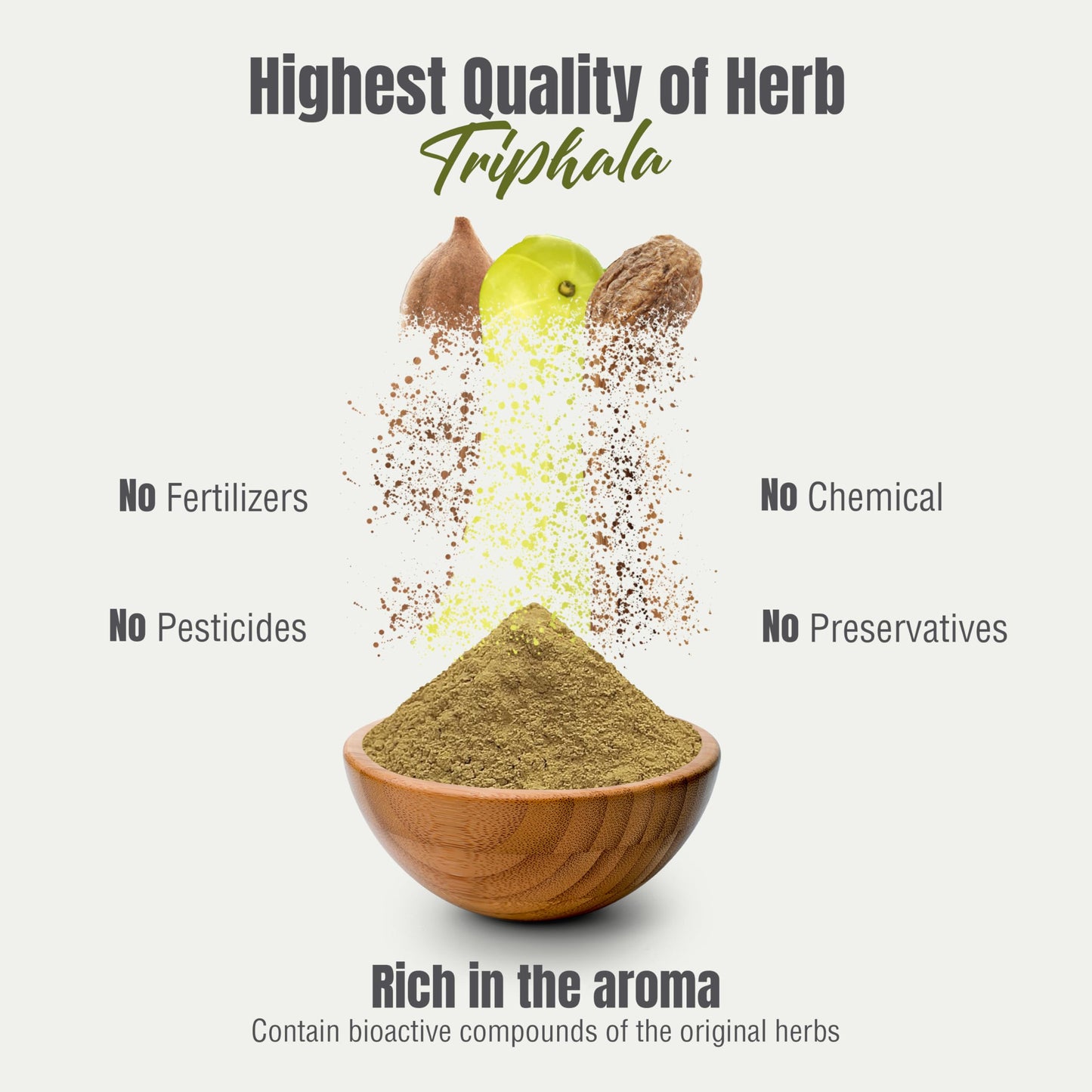 Herbsforever Triphala Churna Powder 16 Ounce