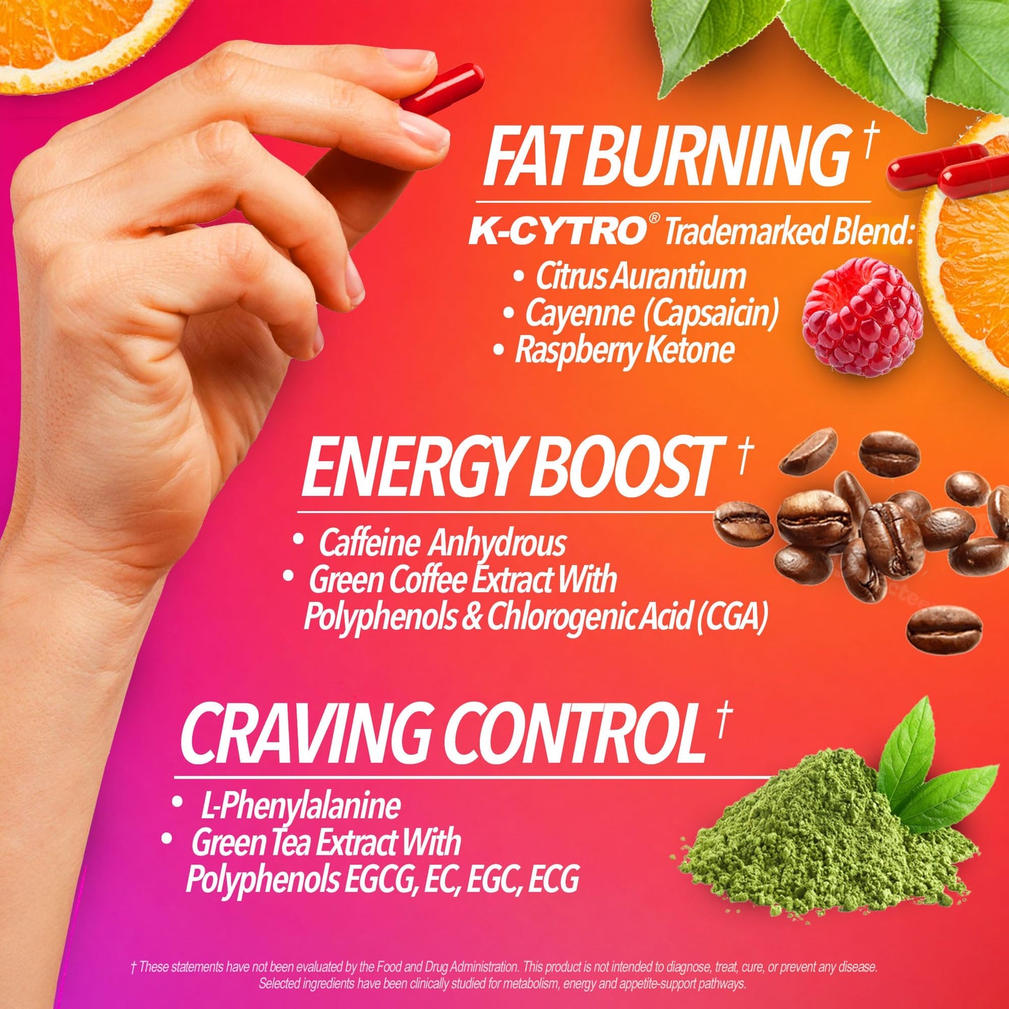 stripfast5000 Fire Bullets Weight Loss Pills for Women & Men Fat Burner GLP-1 Support Appetite Suppressant Diet Pills with Green Tea & Cayenne 60 Capsules