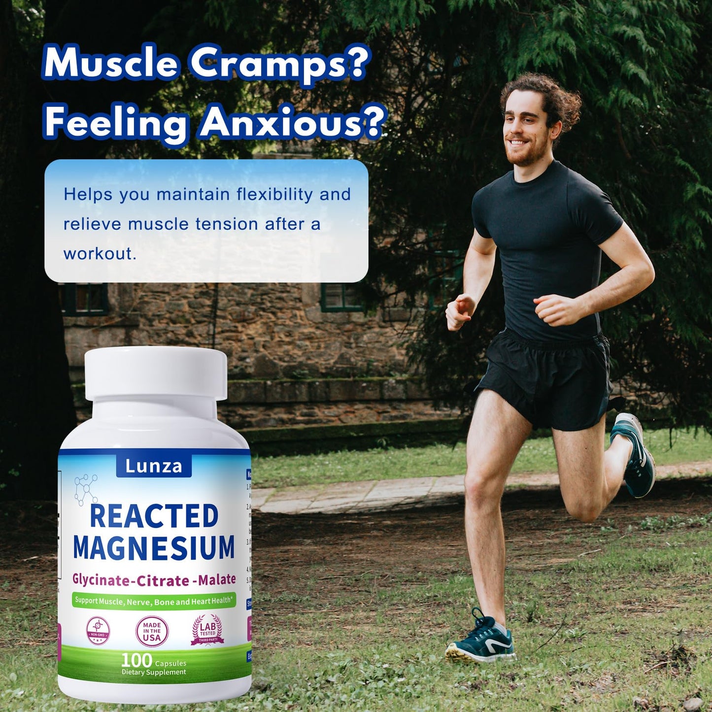 Lunza Magnesium & Potassium 100 Capsules