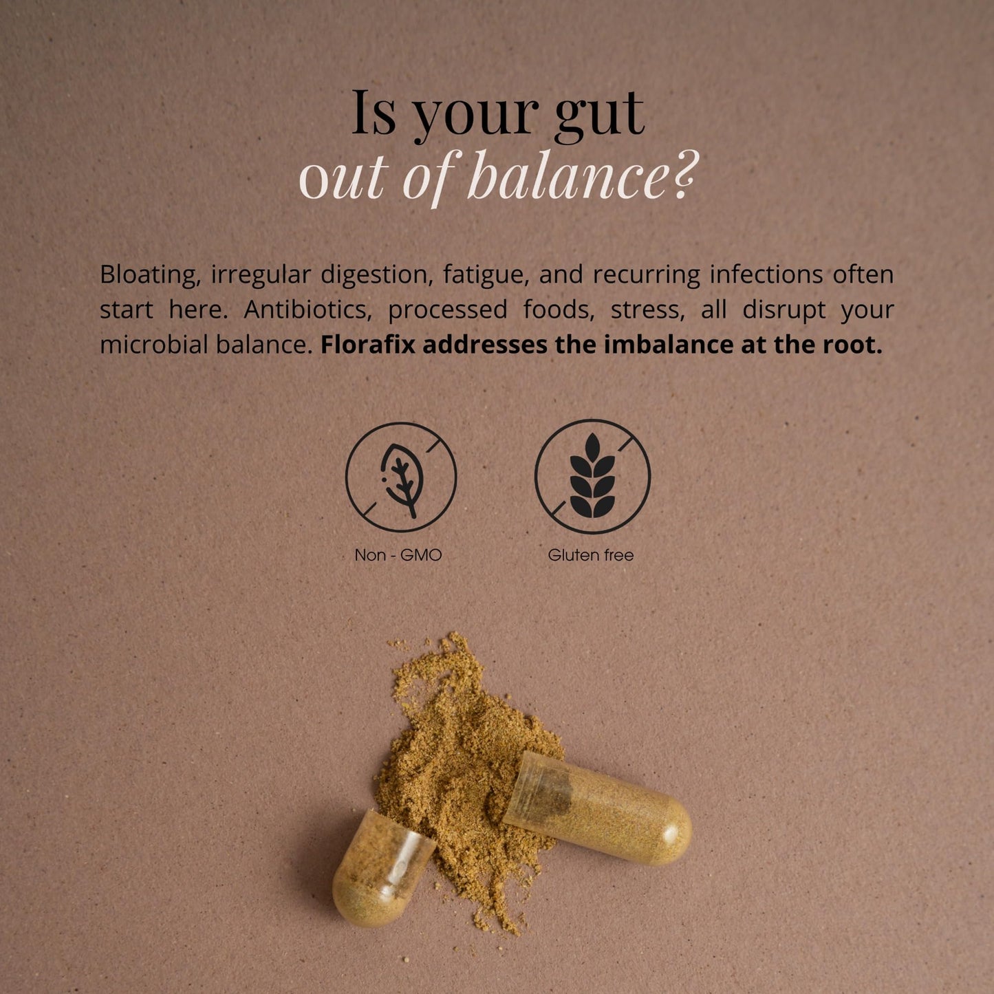 BUNDU Florafix SIBO & Gut Dysbiosis Supplement Capsule, 60 Capsules