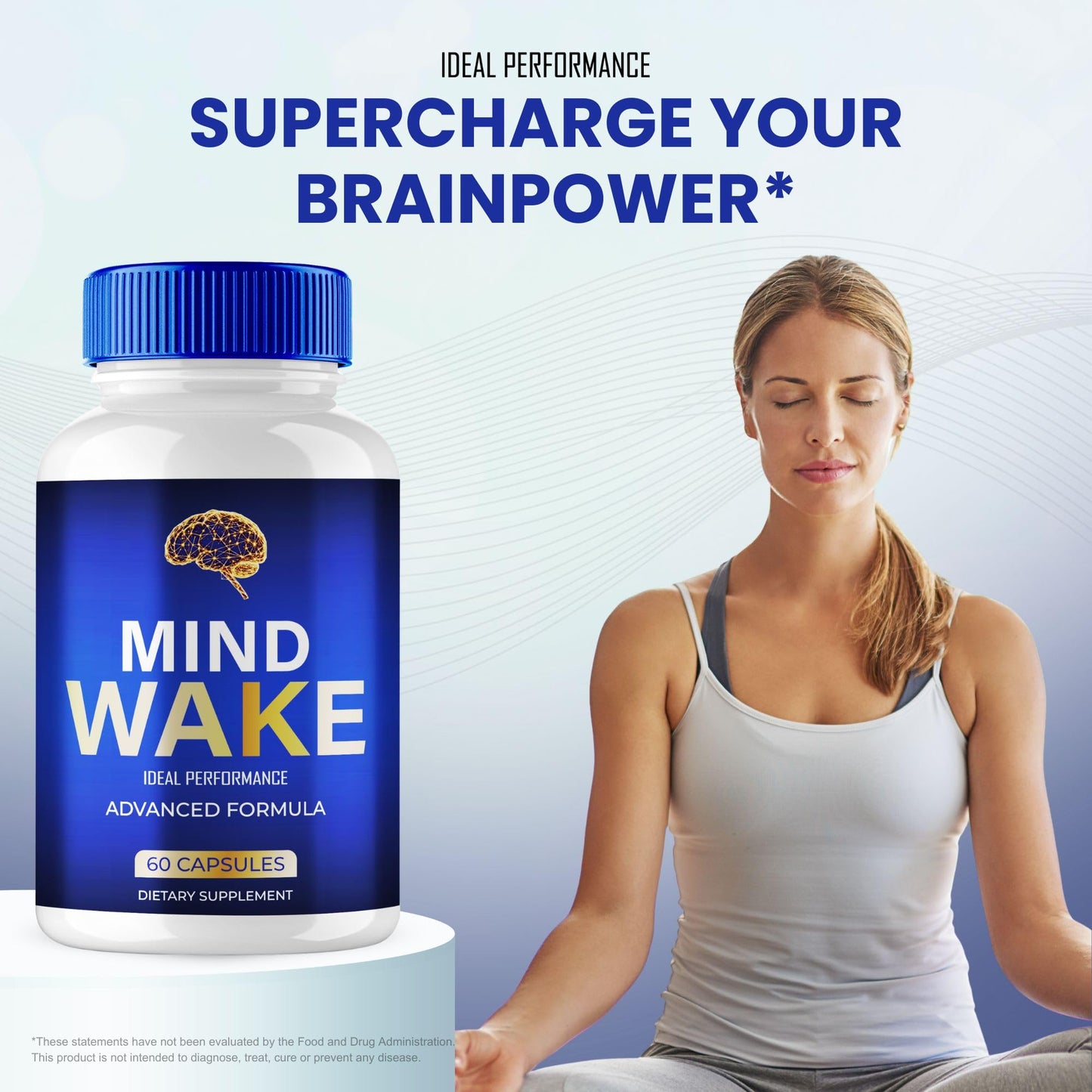 IDEAL PERFORMANCE Mind Wake Capsules 120 Capsules