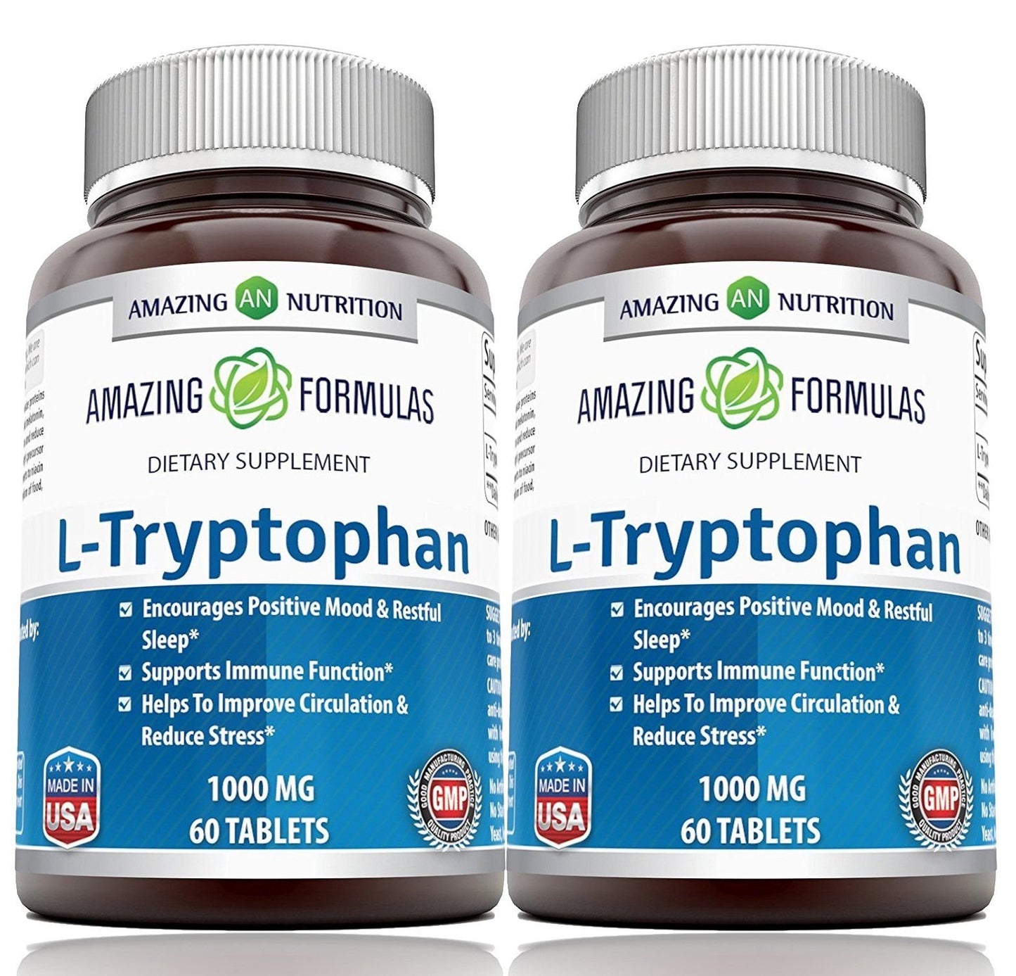 Amazing Nutrition L-Tryptophan 1000mg Tablet, 1 Count