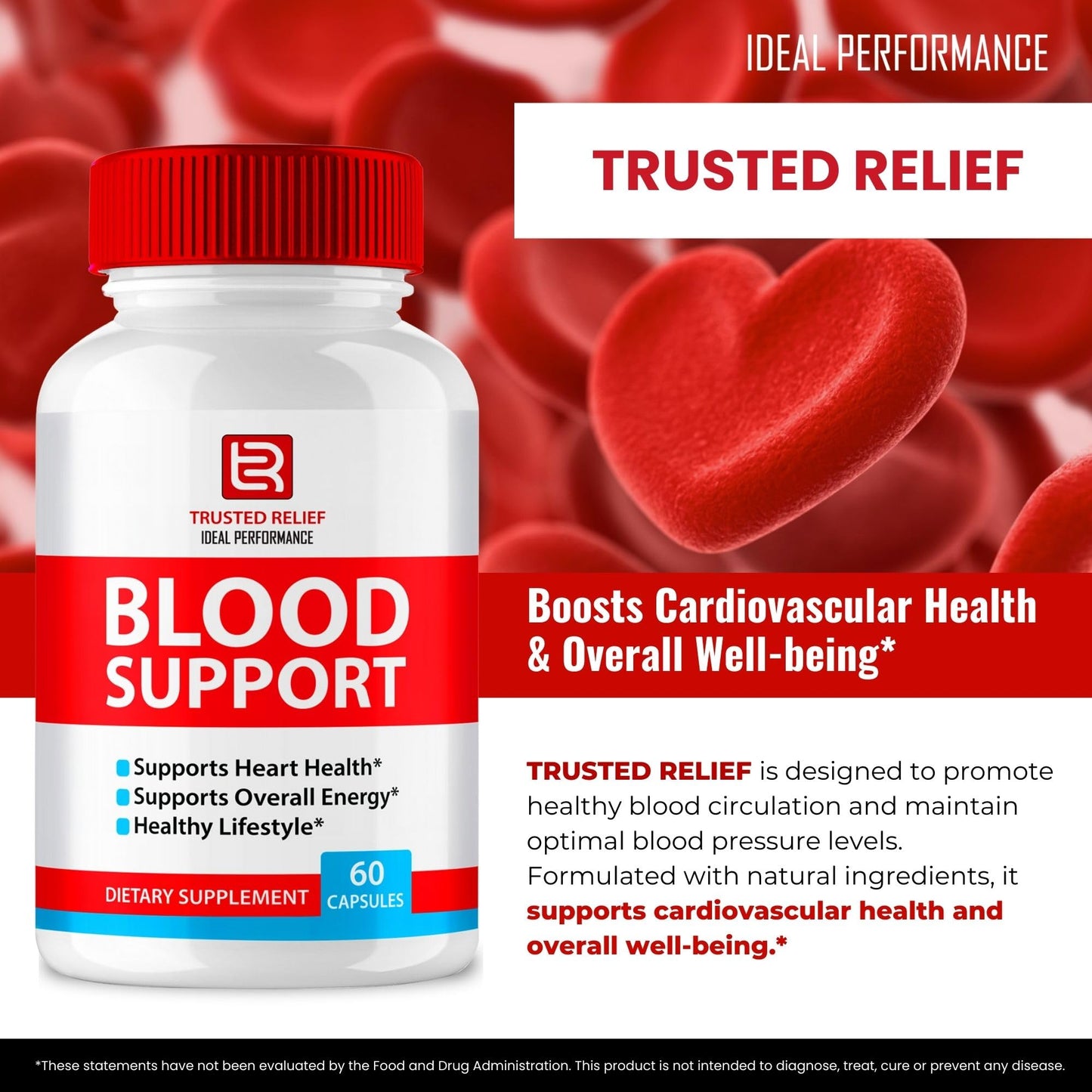 IDEAL PERFORMANCE Trusted Relief Capsules, 60 Capsules