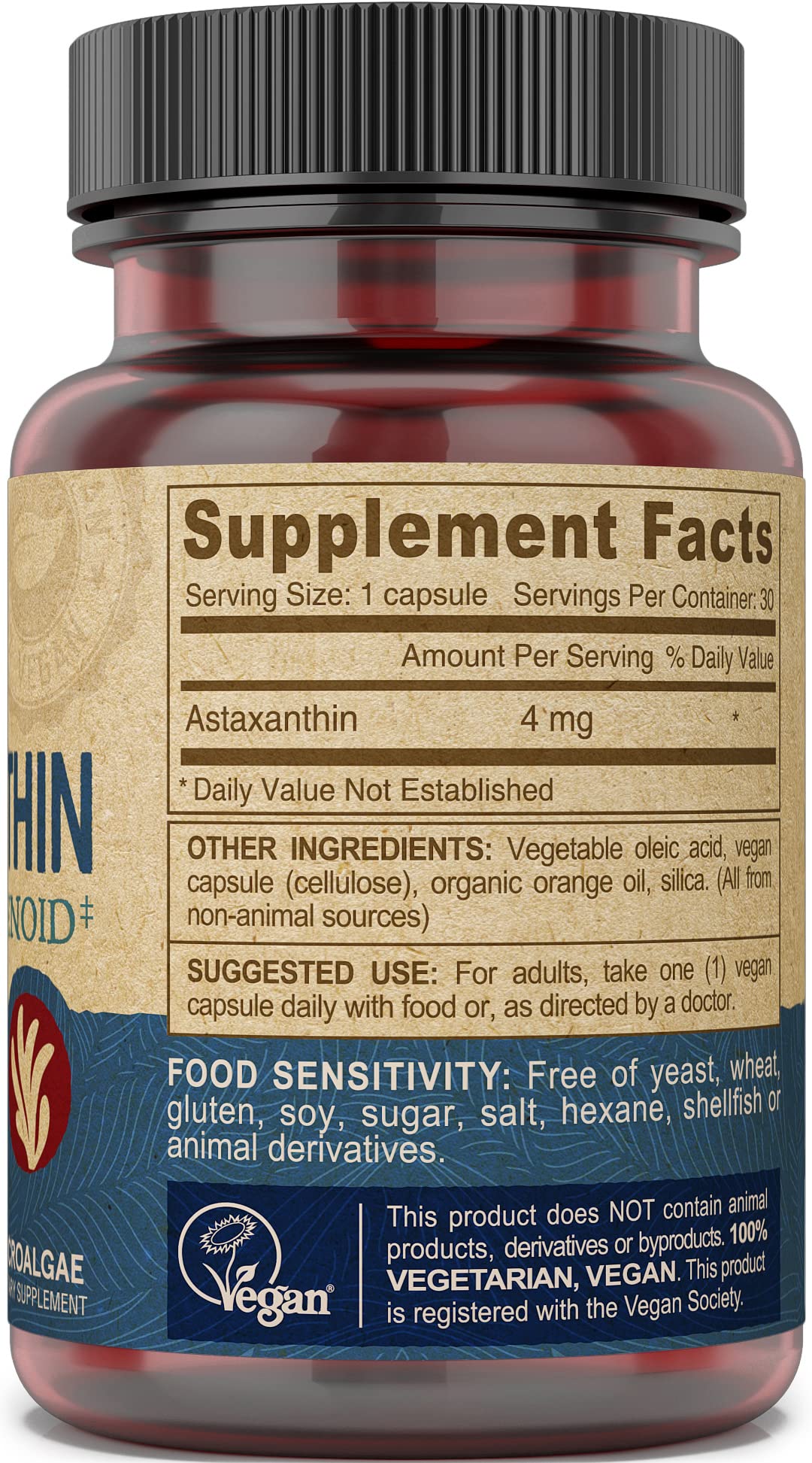 DEVA Astaxanthin 4mg Capsule, 30 Capsules