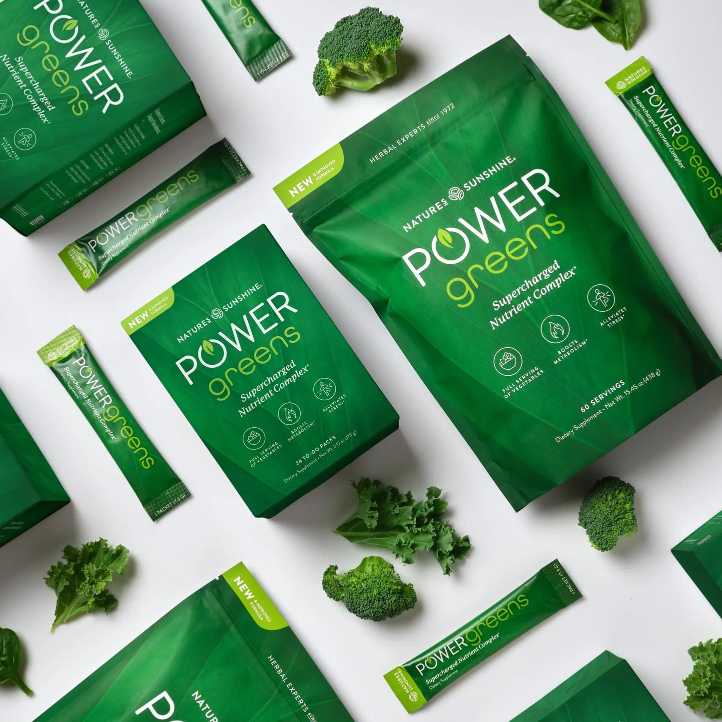 Nature's Sunshine Power Greens Wholefood Performance Greens Powder 15.45 oz