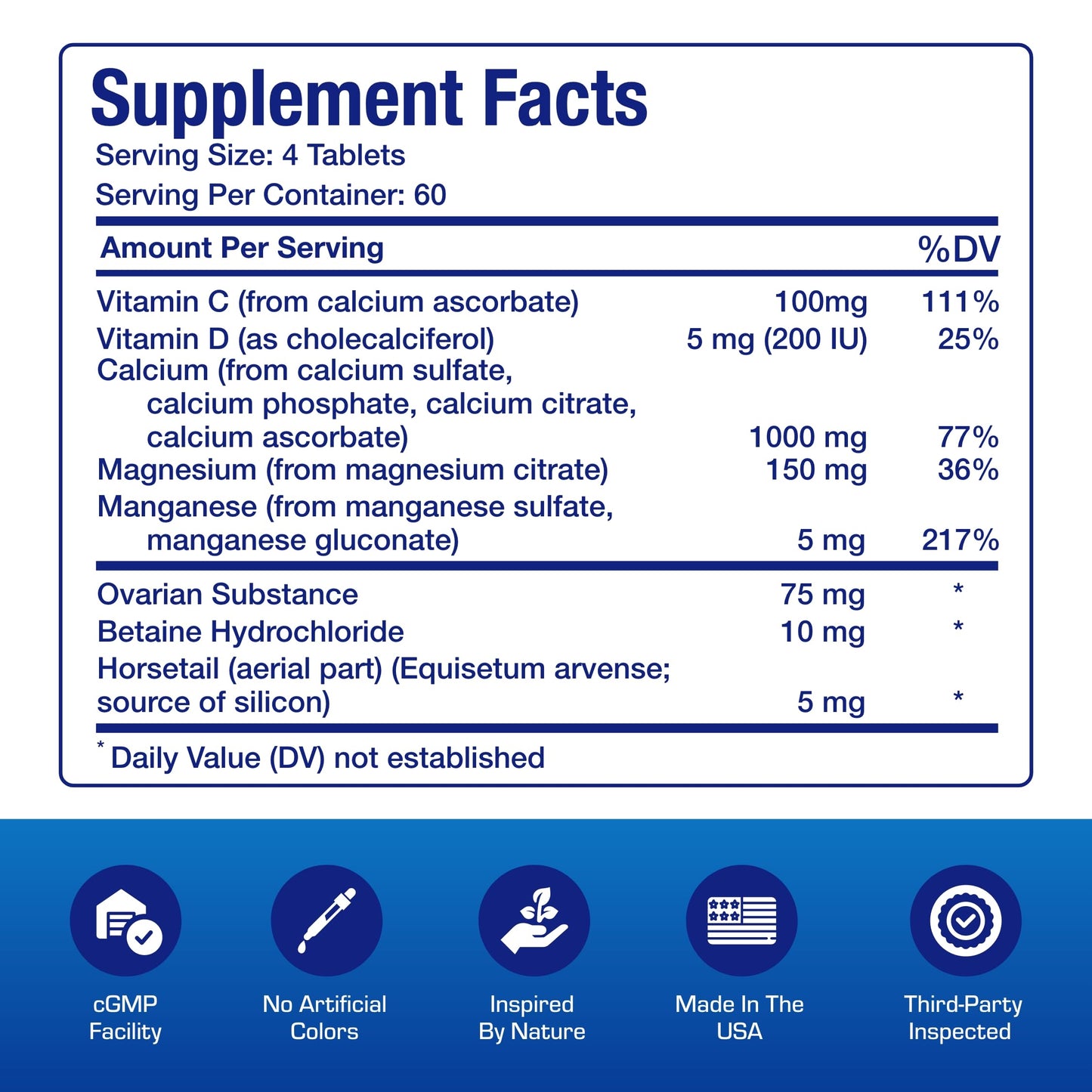 Anabolic Laboratories Osteo-Plex Bone Health Supplement for Women Tablets 240 Count