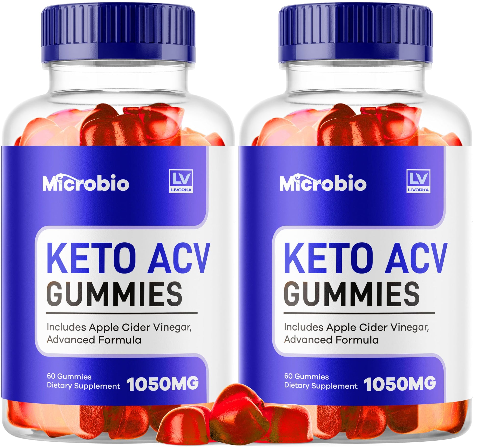 LIVORKA Microbio Keto ACV Gummies, 120 Gummies